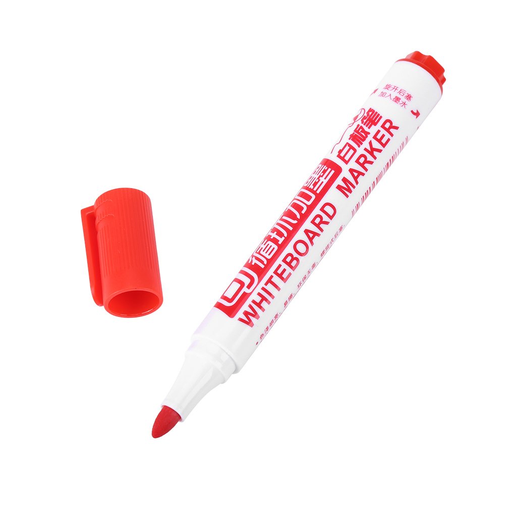 10-Pack Oriental Low Odor Dry Erase Markers - Whiteboard Markers for School, Office & Home - Red Ink, Smooth Writing, Easy Erase - Perfect for Classrooms, Meetings & Home Organization