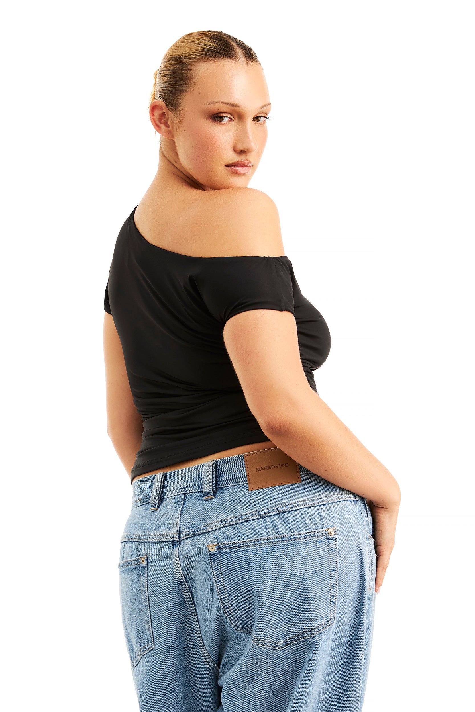 Katia Black Women's Casual Short Sleeve T-Shirt - Comfortable Everyday Wear for Work, Travel & Outings