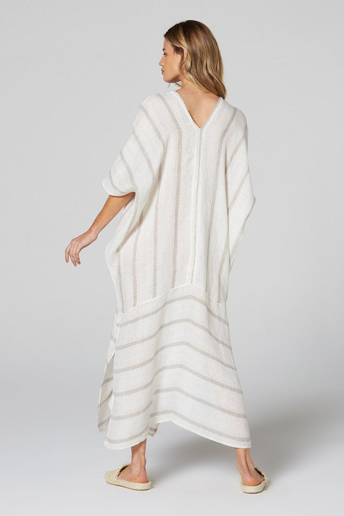 Button Down Mumuti Dress for Women - Natural Cotton Flowy Summer Dress - Perfect for Casual Outings, Beach Vacations & Date Nights