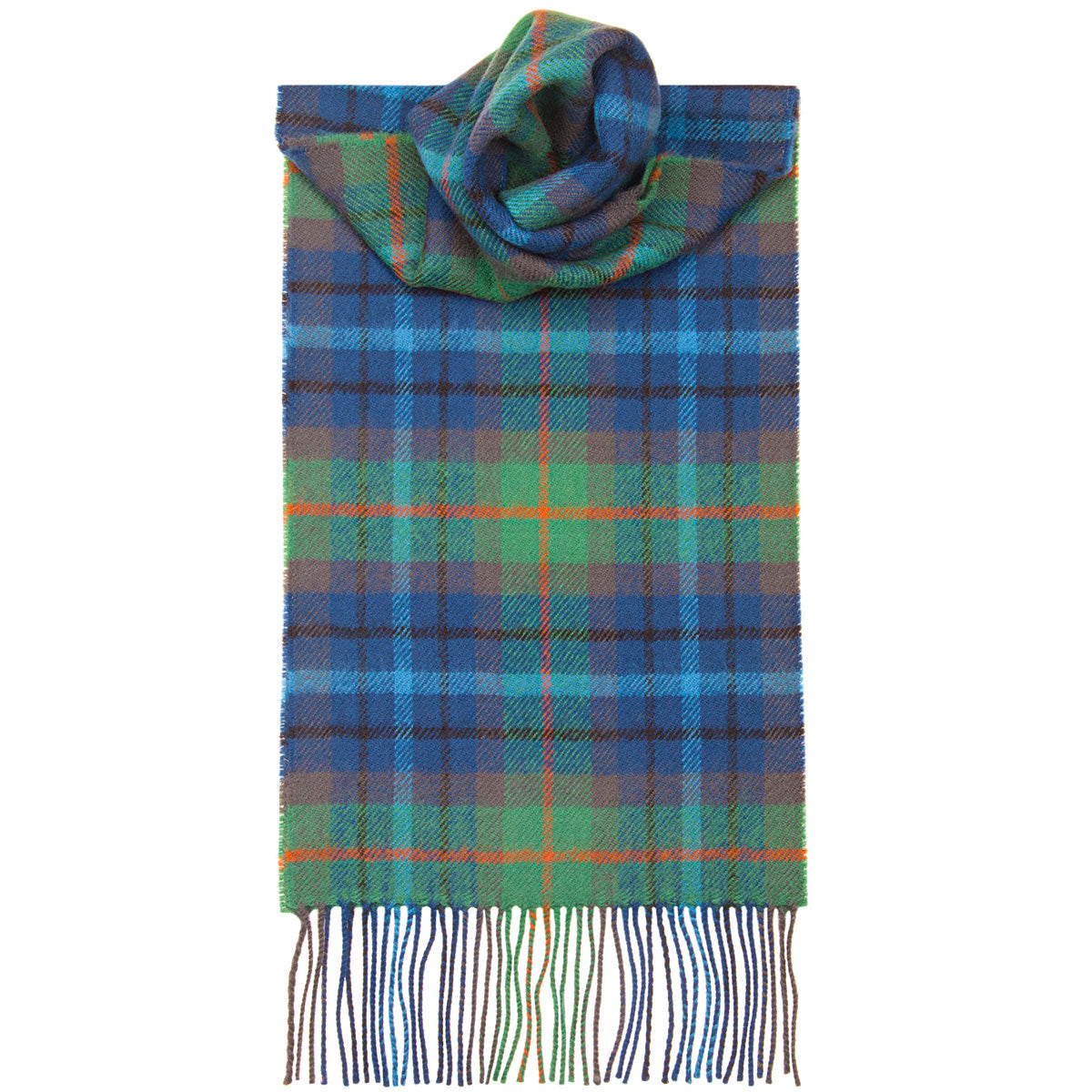 New York City Tartan Scarf - Premium Wool Plaid Scarf for Men & Women - Perfect for Winter Fashion, Travel & Outdoor Activities