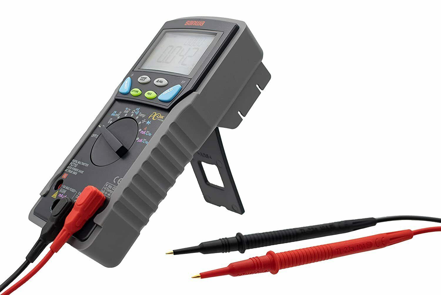 PC710 True RMS Digital Multimeter with Dual Display - Professional Electrical Testing for Home, Automotive & Industrial Use