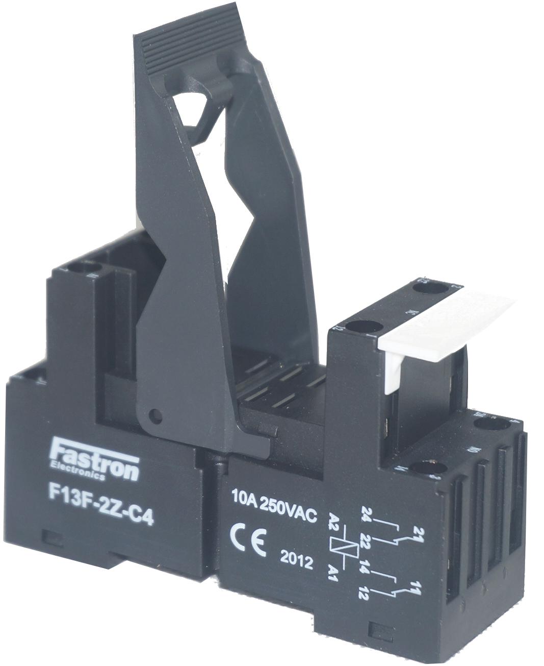 8 Pin Relay Socket F13F 2Z C4 - 12A 250VAC/30VDC, 240VAC/60VDC Coil - Durable Electrical Component for Automotive, HVAC & Industrial Control Systems