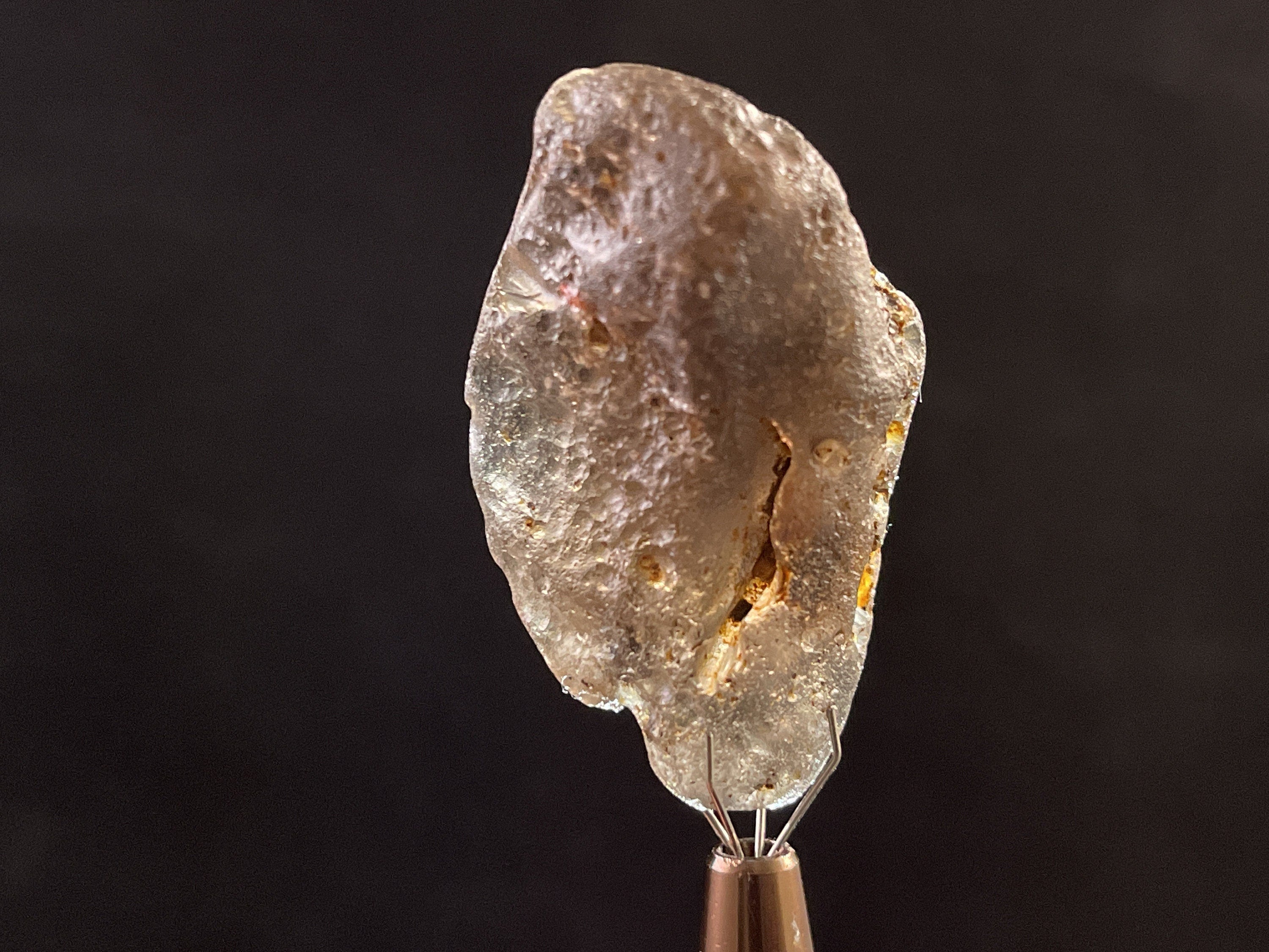 COLOMBIANITE Raw Crystal - Natural Obsidian & Tektite Stone for Metaphysical Healing, Chakra Balancing & Energy Work | Perfect for Meditation, Reiki, and Spiritual Practices
