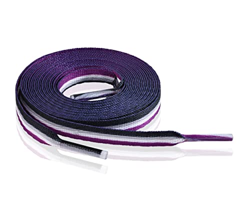 Asexual Pride Shoe Laces