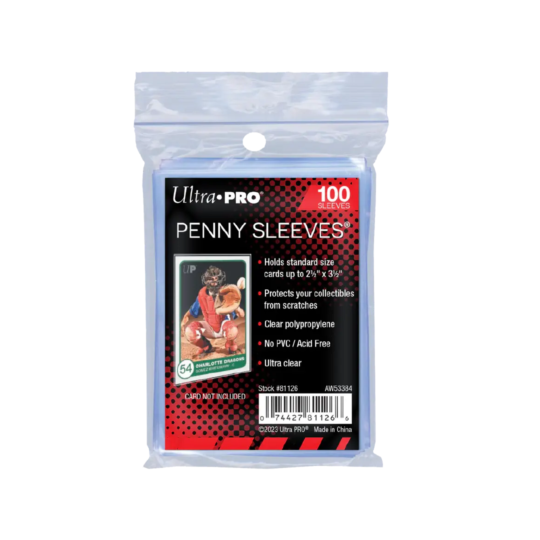 Ultra Pro Soft Trading Card Penny Sleeves - 100 Pack Premium Card Protectors for MTG, Pokemon & Sports Cards - Perfect for Collecting, Gaming & Storage