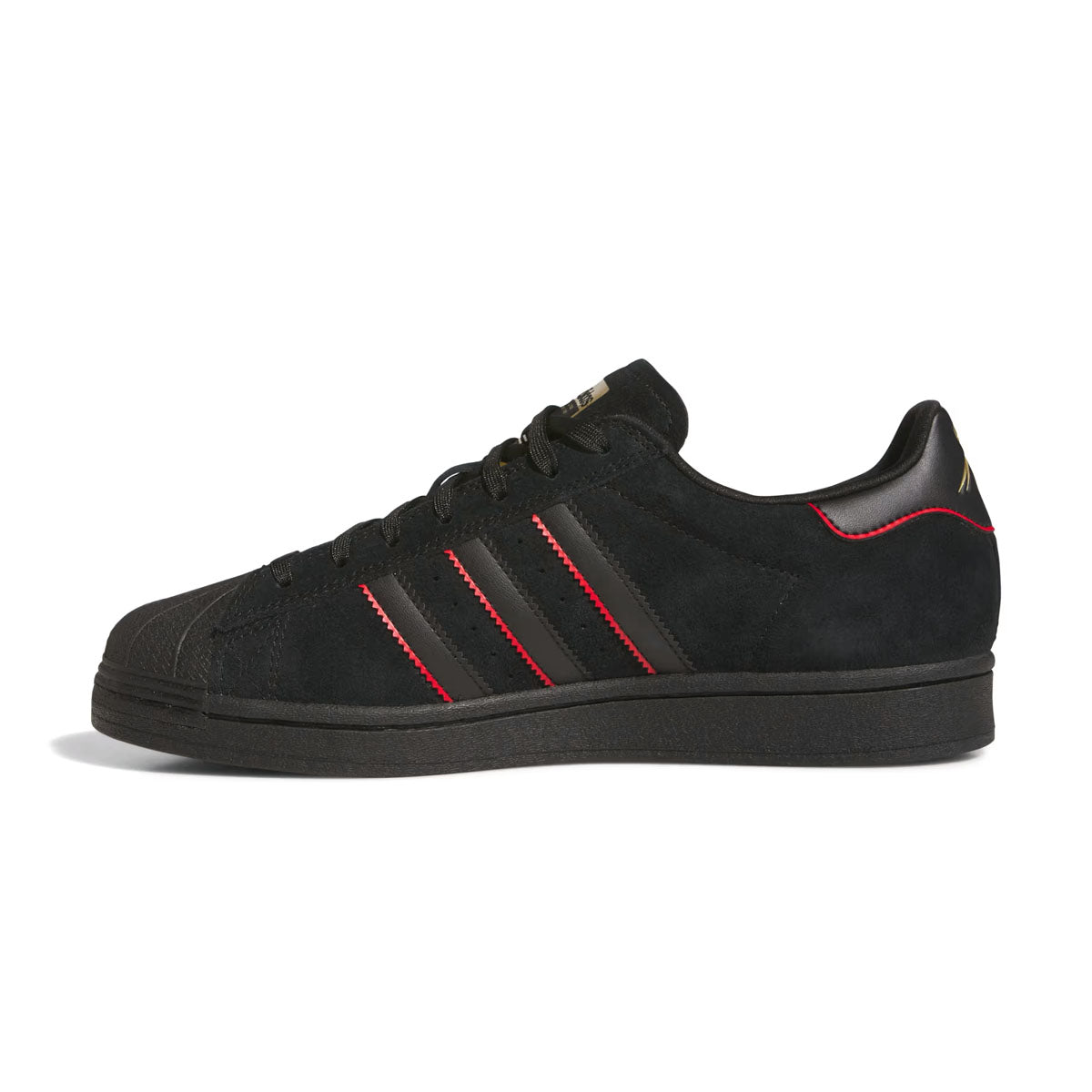 Felipe Gustavo Superstar ADV Skate Shoes - Core Black & Better Scarlet | High-Performance Skateboarding Sneakers for Street Style & Urban Fashion