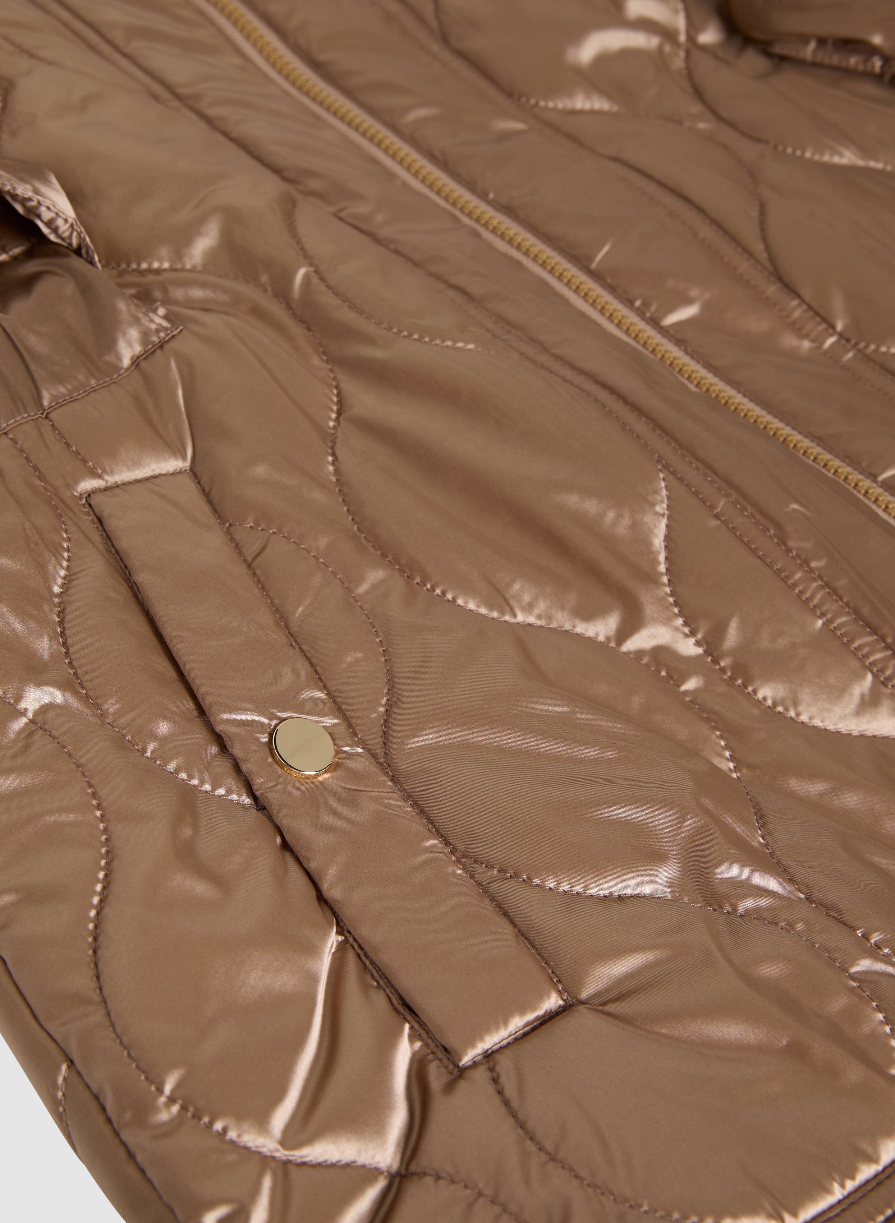 Women's Fashion Belted Puffer Coat - Winter Warm Quilted Jacket with Adjustable Waist for Outdoor Activities & Casual Wear