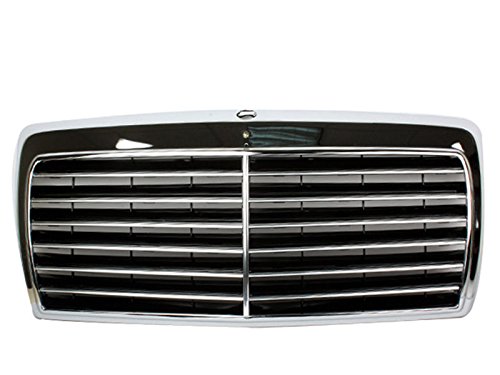 Chrome Front Grill for Mercedes Benz W124 E-Class 300E 260E 400E 500E - Premium Replacement Grille for Enhanced Style & Protection - Perfect for Car Upgrades & Restoration Projects