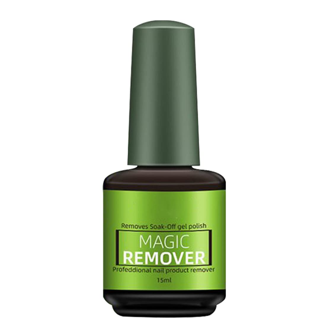 Professional Non-Irritating Nail Polish Remover for UV & Acrylic Nails - 15ml Soak-Off Gel Polish Solution | Perfect for Salon, Home Manicures & Nail Art Removal