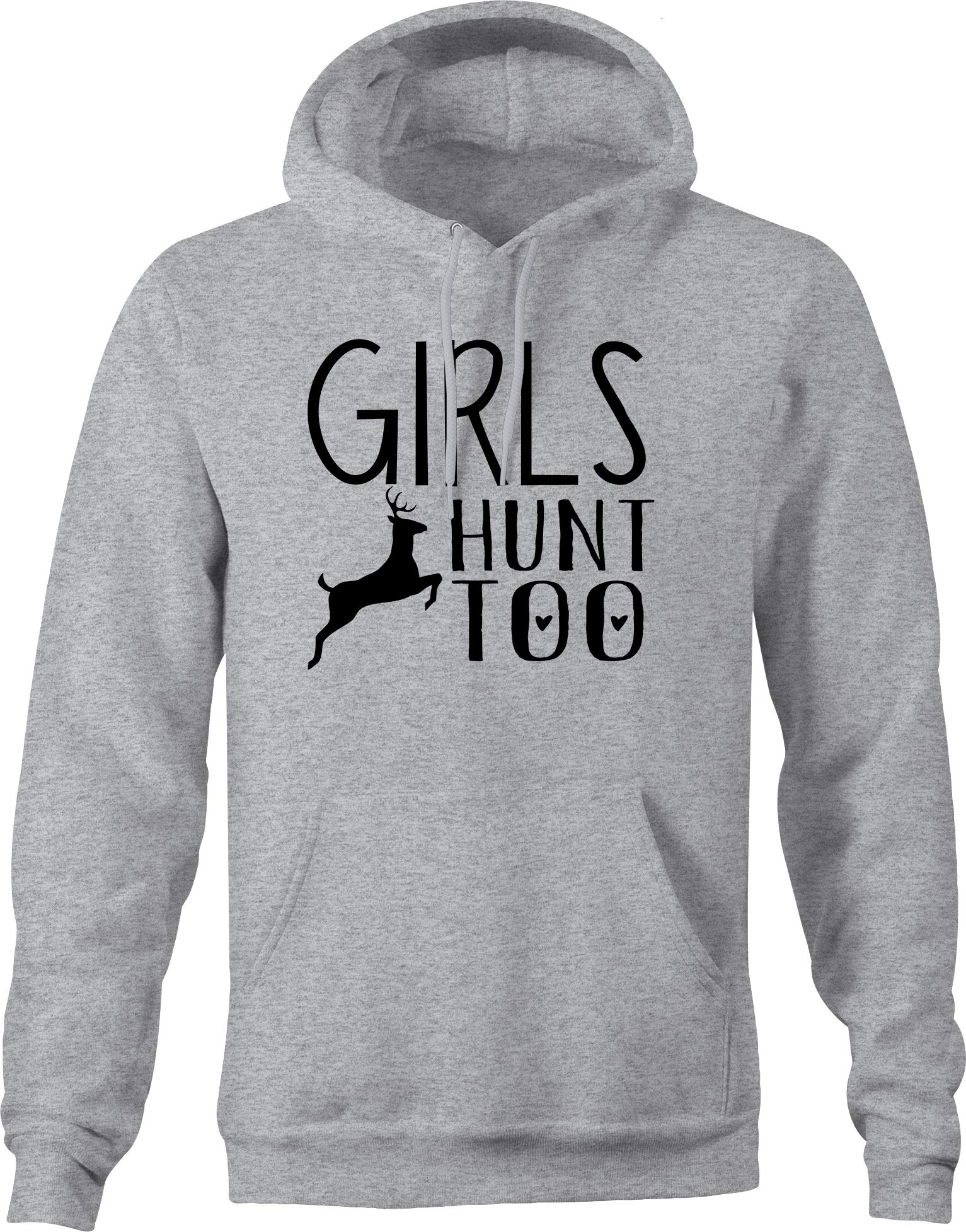 Women's Hunting Hoodie - Outdoor Camo Fleece Pullover for Female Hunters (Gray) - Perfect for Hunting, Camping & Outdoor Adventures