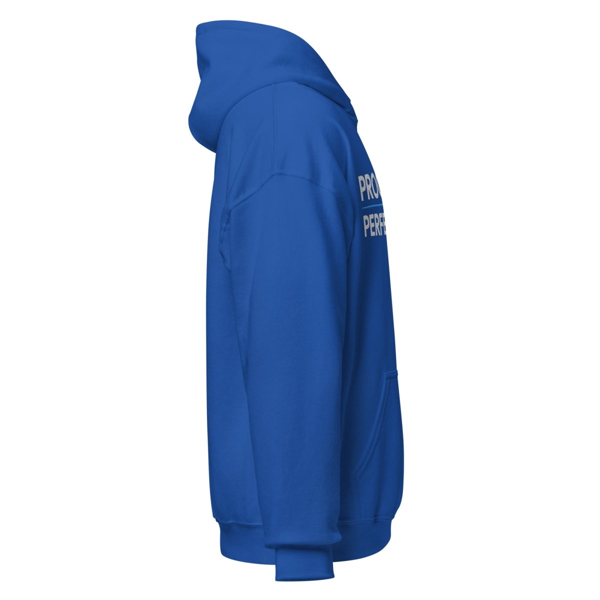 Progress Over Perfection Embroidered Unisex Hoodie - Soft Cotton Pullover Sweatshirt for Men & Women | Perfect for Gym, Casual Wear & Street Style Fashion