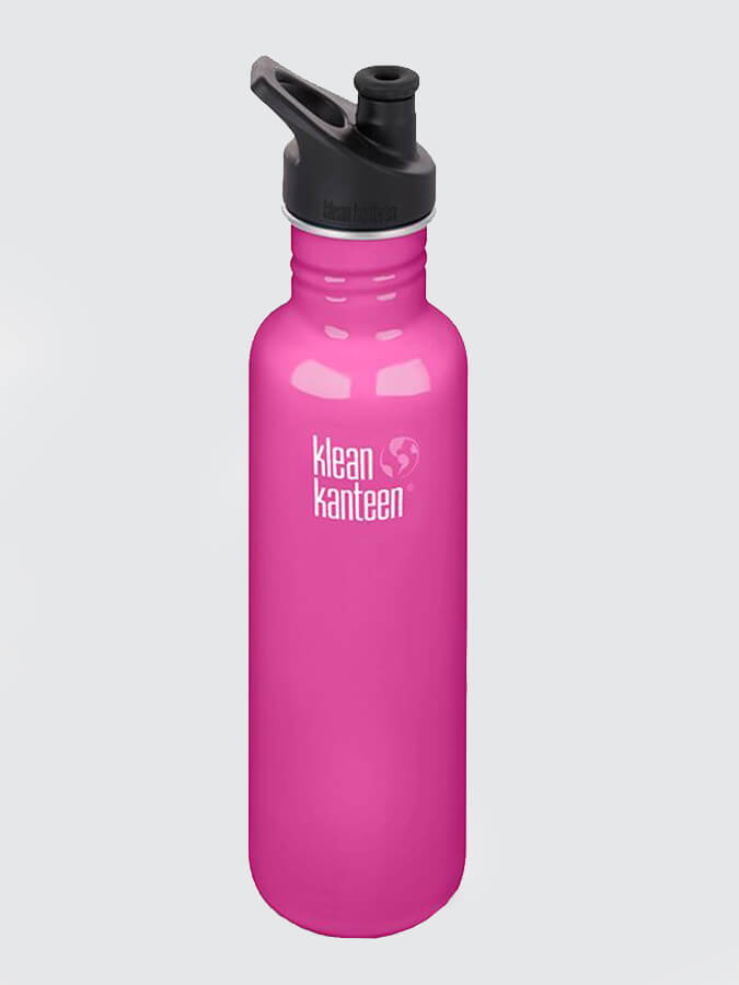 Klean Kanteen 800ml Classic Stainless Steel Water Bottle - Eco-Friendly, Leak-Proof for Hiking, Gym & Everyday Use