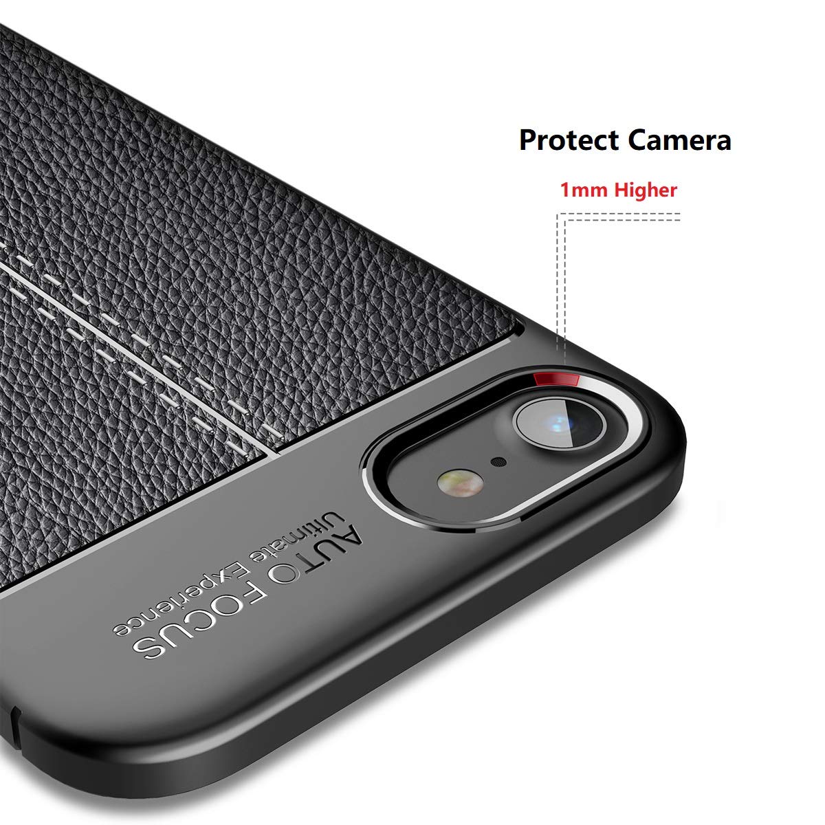 Premium Leather Texture Shockproof Case for iPhone SE (2nd Gen/2020), iPhone 7 & iPhone 8 - Slim Protective Cover with Anti-Slip Grip (Blue) | Perfect for Daily Use, Travel & Outdoor Activities