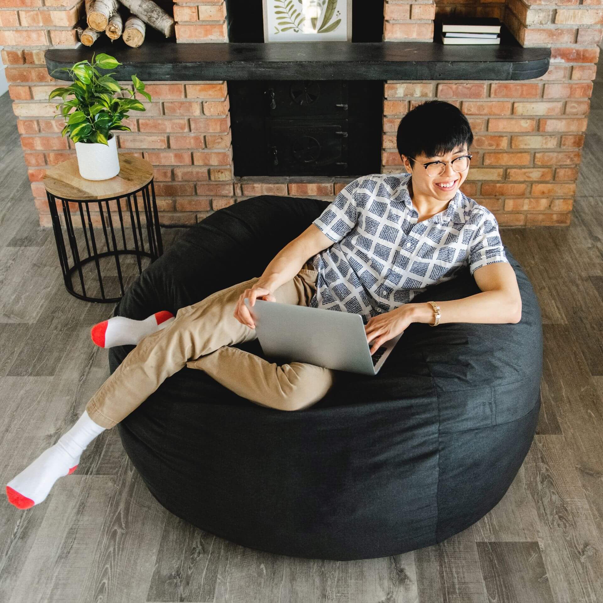 FUF Large Dog Bed with Removable Washable Cover - Orthopedic Support for Medium & Large Dogs - Perfect for Living Room, Bedroom or Crate Use