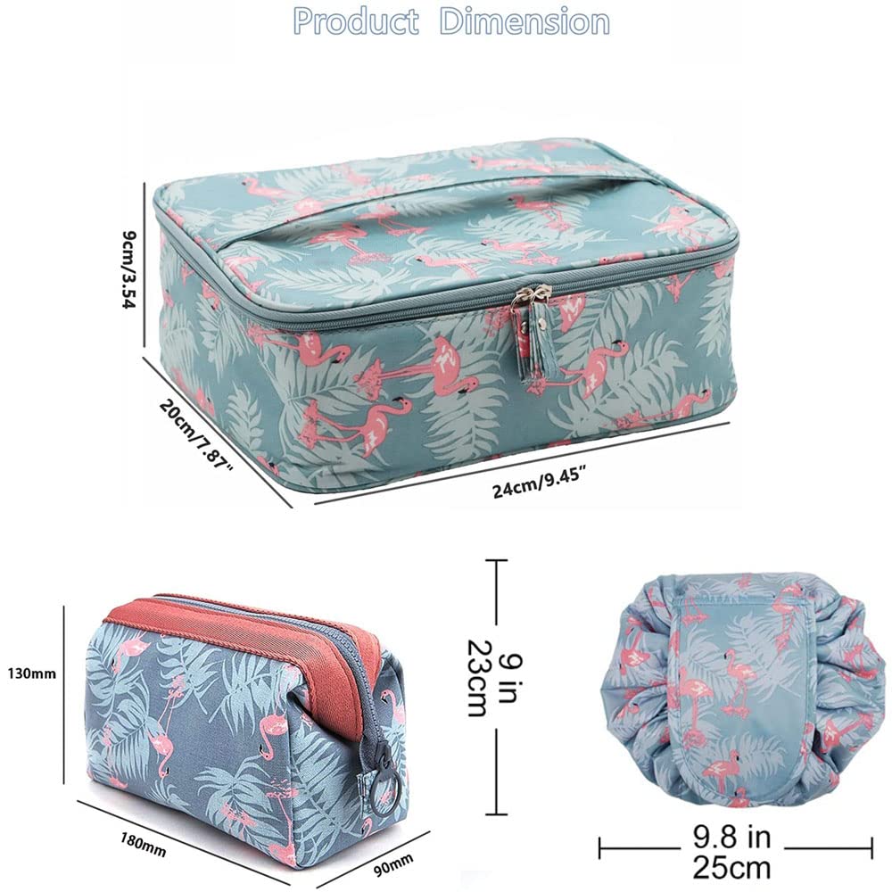 Favria Waterproof Large Cosmetic Bag for Women - 3 Pack Travel Makeup Organizer with Multiple Compartments | Perfect for Toiletries, Makeup Storage & Travel Essentials (Pink, Black, Gray) - Ideal for Vacation, Gym, Business Trips & Daily Use