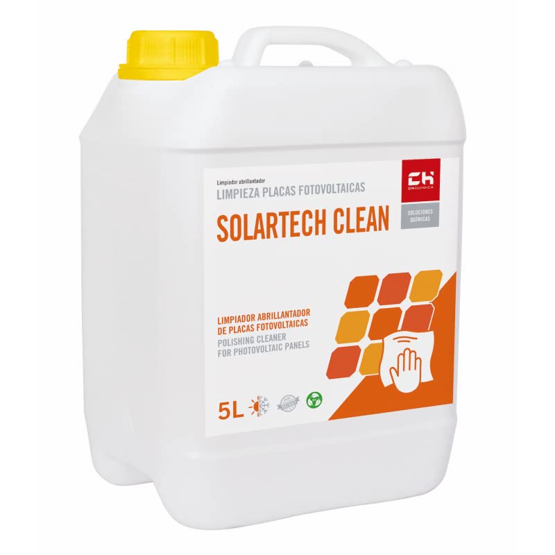 Solartech Clean 5L Solar Panel Cleaning Solution - Professional Solar System Maintenance Kit for Home & Commercial Use