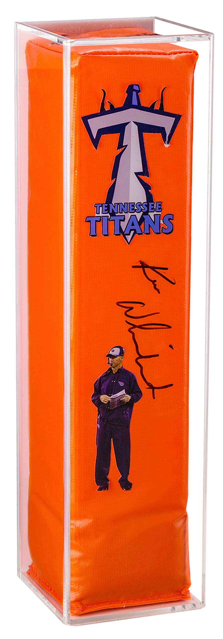 Premium Acrylic Football End Zone Pylon Display Case - Shatterproof Protection for Game Day Memorabilia - Perfect for Man Cave, Sports Bar, or Collector's Showcase