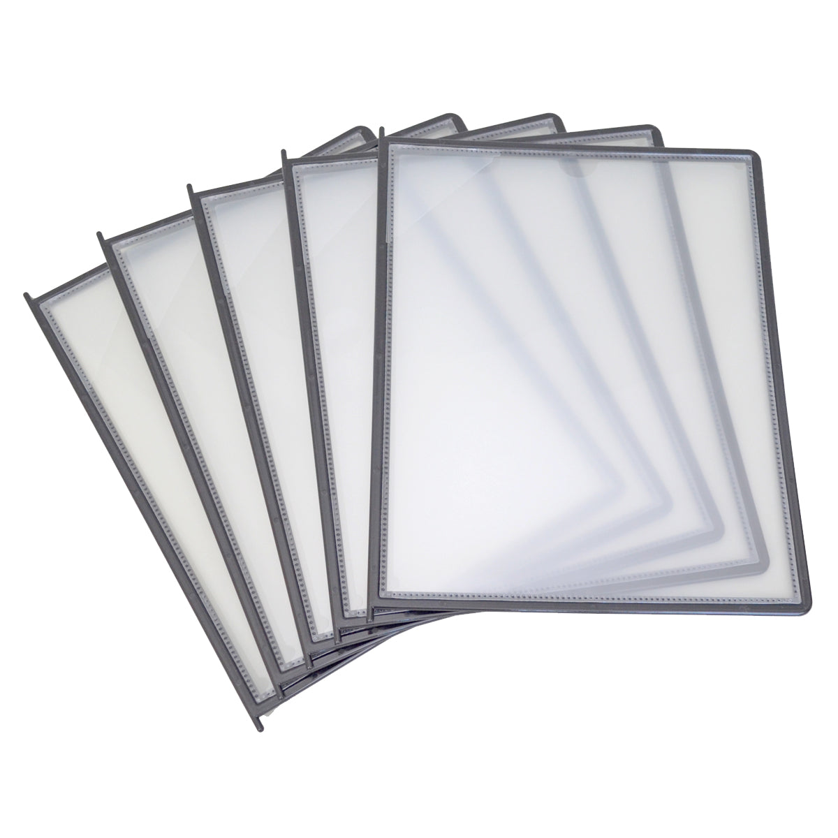 Ultimate AdjustaView™ Office Organizer Pockets - Set of 5 Black File Folder Holders for Desk, Wall & Cabinet Organization - Perfect for Home, Office & School Supplies Storage