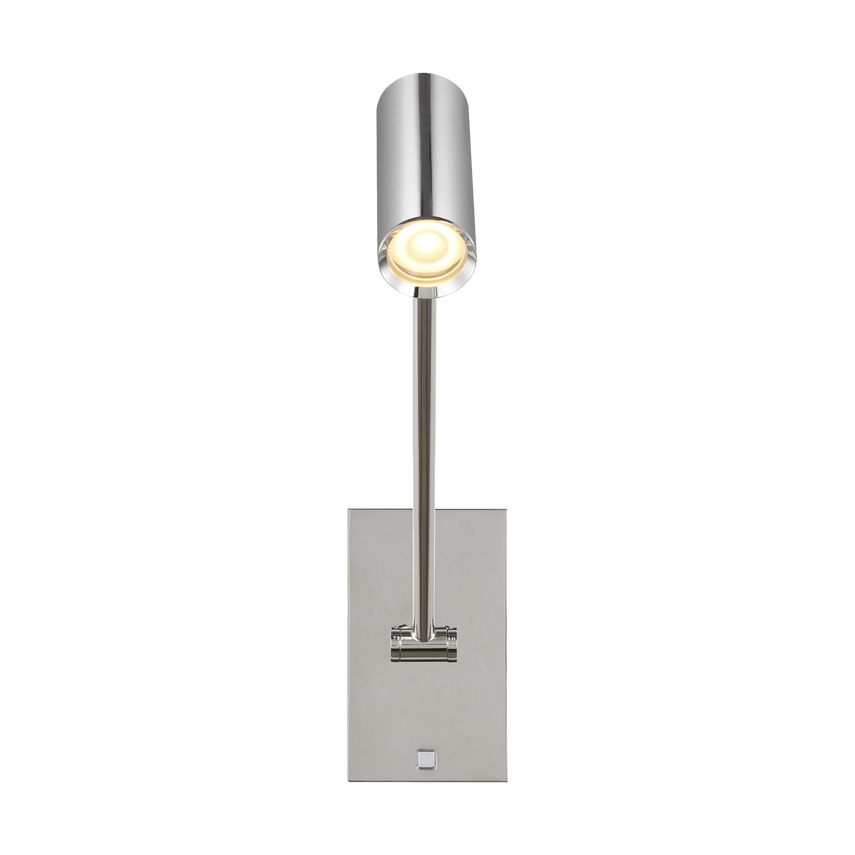 Ponte Small Task Sconce Wall Light - Adjustable Arm LED Reading Light for Bedroom, Study, Office - Modern Minimalist Desk Lamp with Flexible Gooseneck Design