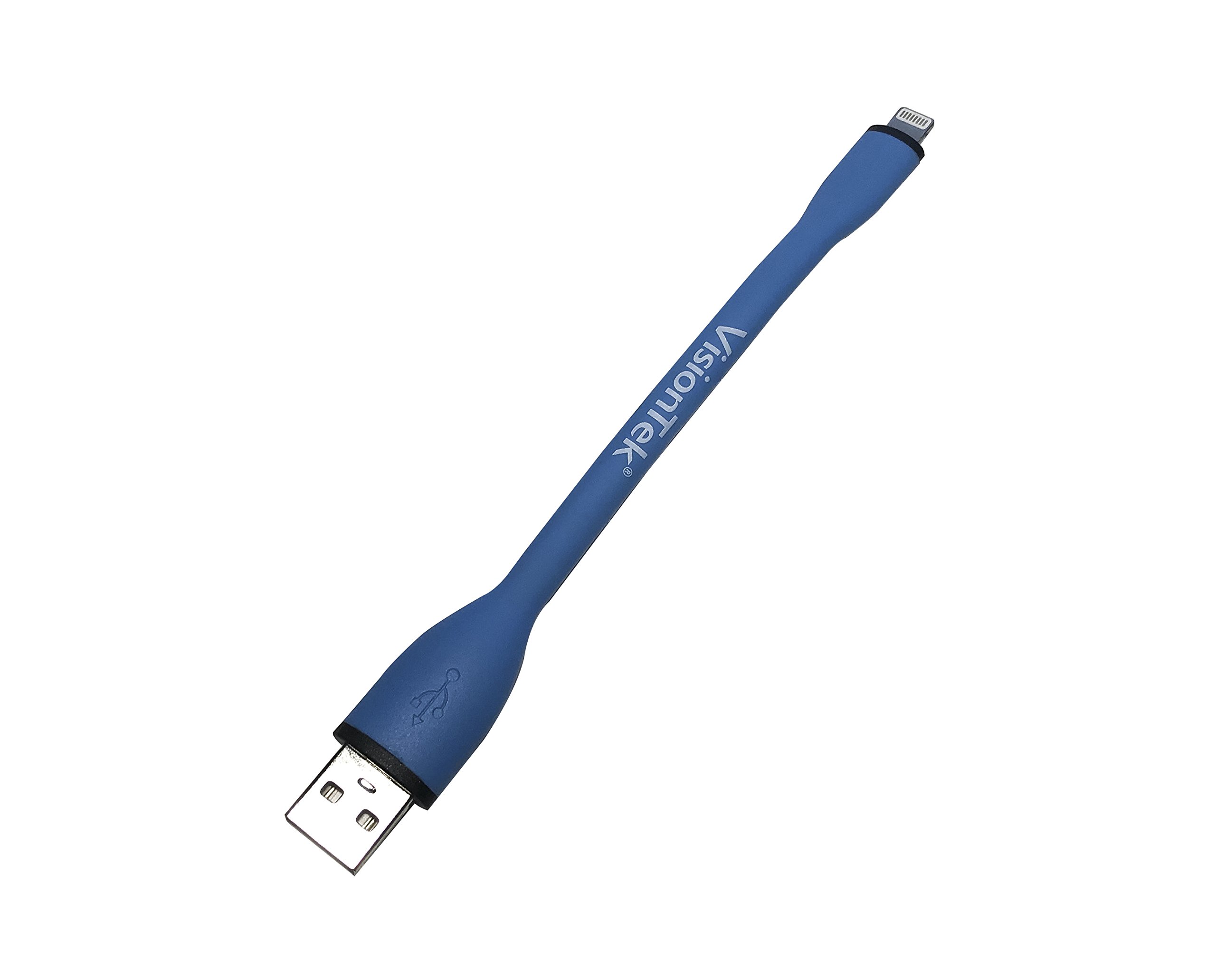 VisionTek Lightning to USB Data Transfer Cable - Fast Charging & Sync for iPhone, iPad, iPod - Perfect for Home, Office & Travel Use
