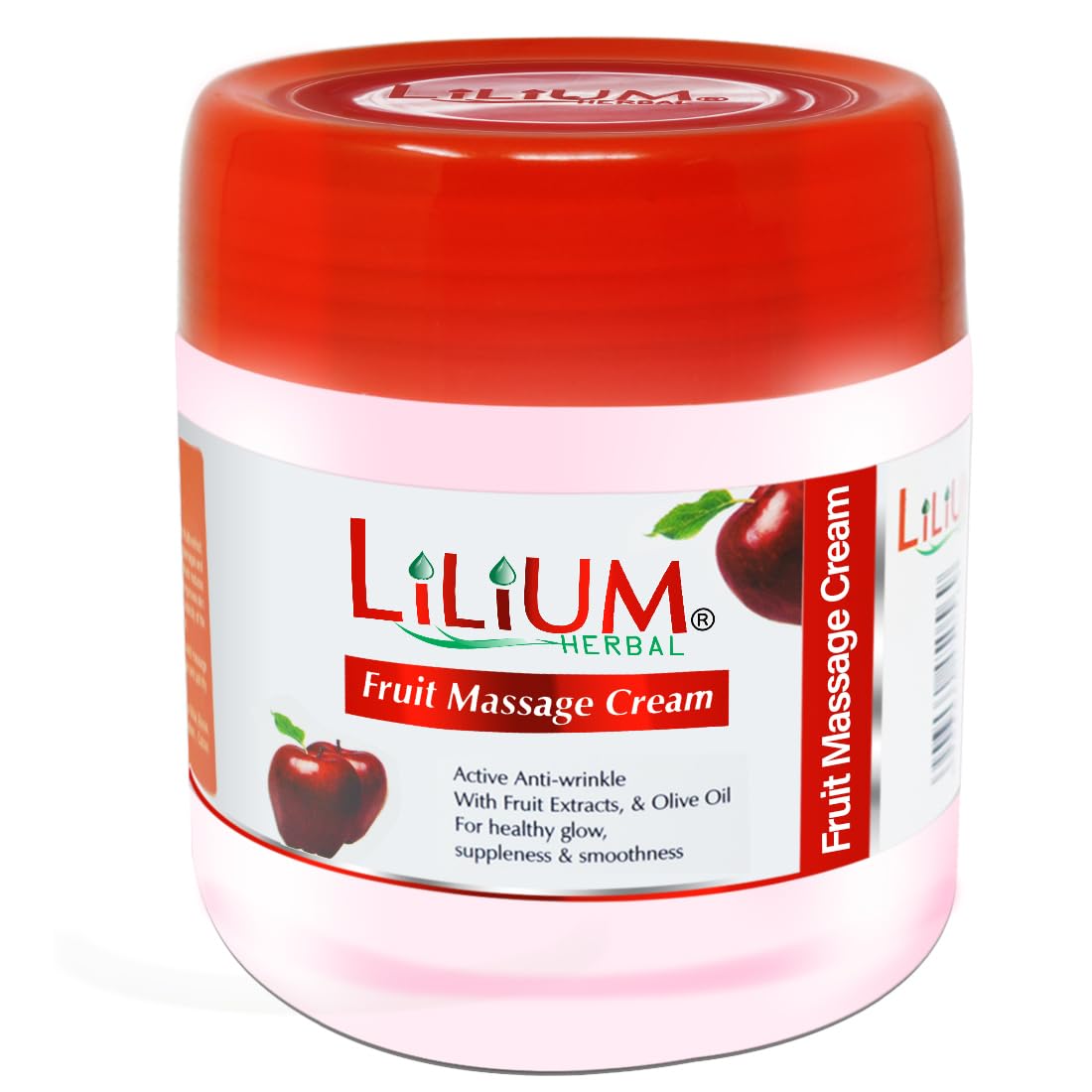 Lilium Herbal Fruit Massage Cream for Face & Body - 500ml Nourishing Skincare with Natural Fruit Extracts | Hydrating, Anti-Wrinkle & Revitalizing Cream | Soothes & Rejuvenates Skin for Men & Women | Perfect for Daily Moisturizing, Spa Treatments & Anti-Aging Routine