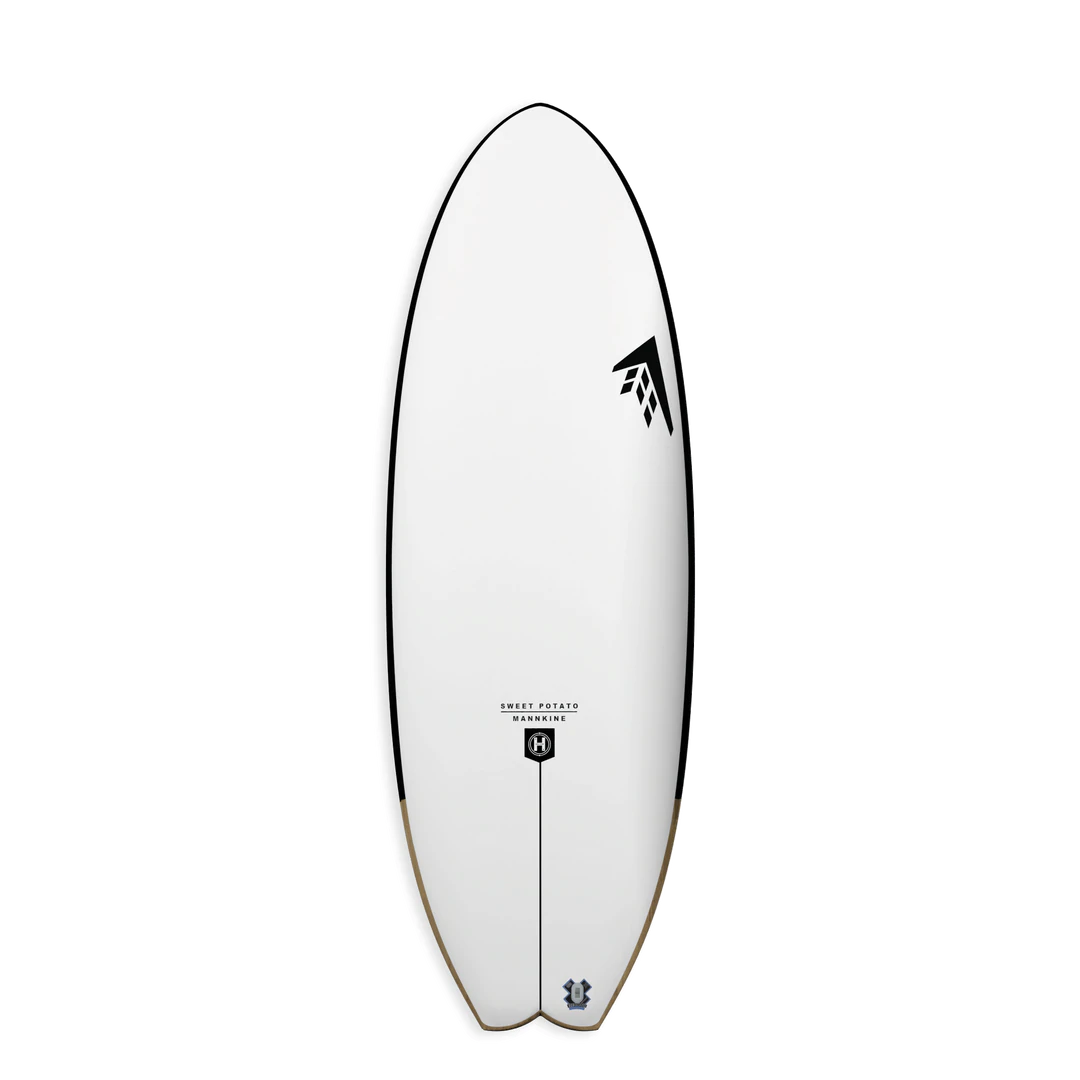 Firewire Sweet Potato 6'2 Surfboard with Black Futures Fins - High Performance Surfboard for Small to Medium Waves | Perfect for Beach, Reef, and Point Breaks
