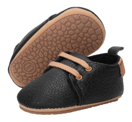 QIETION Soft Sole Non-Slip Baby Loafers - First Walker Shoes for Newborn Girls & Boys (0-12 Months) | Perfect for Baptism, Crawling, Wedding & Everyday Outfits