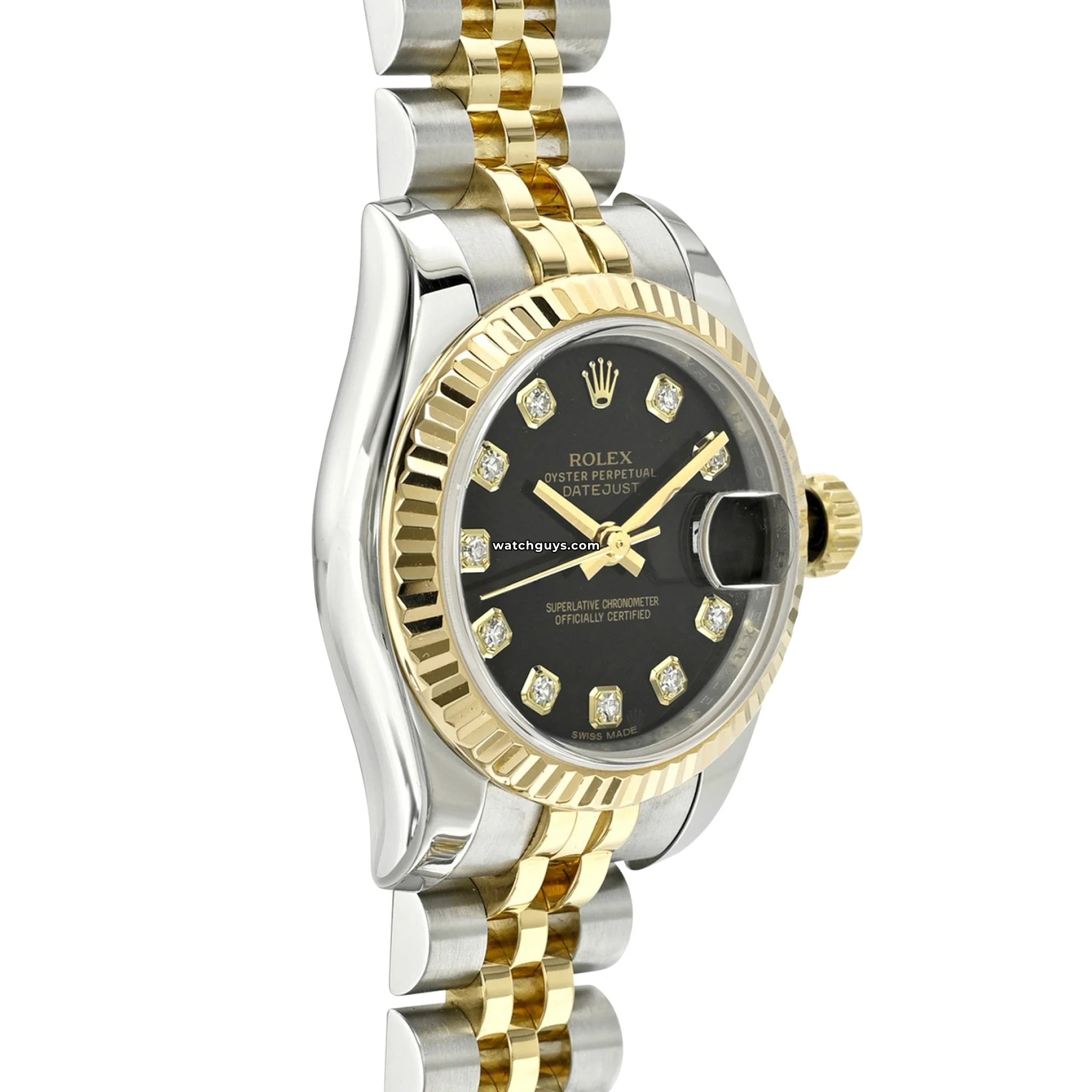 Rolex Datejust 179173 Black Diamond Jubilee Watch - Luxury Swiss Timepiece for Men & Women - Perfect for Business, Formal Events & Special Occasions