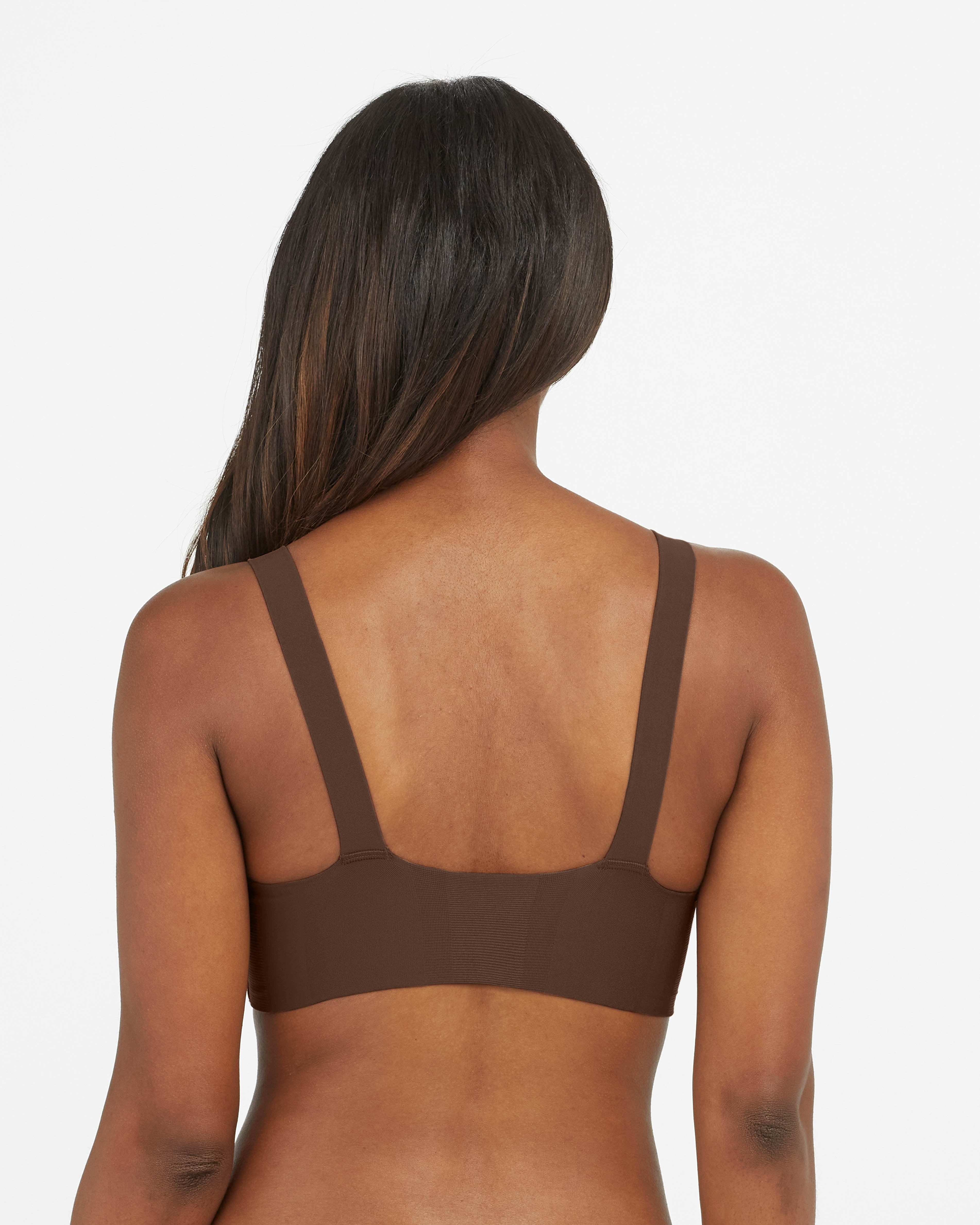 SPANX Smooth Comfort Lightly Lined Bralette - Wireless Support for Everyday Wear, Yoga & Lounge