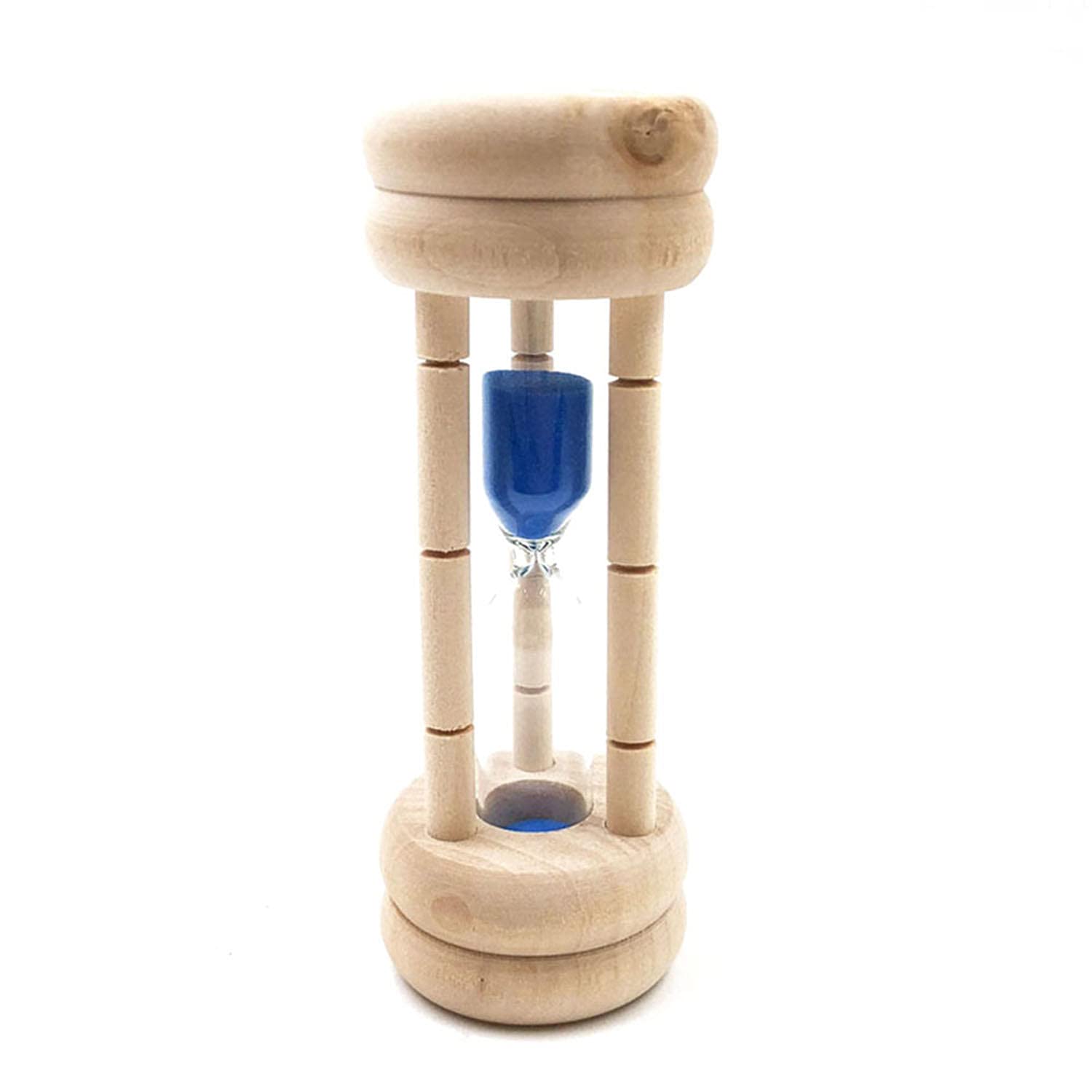 3 Minute Wooden Hourglass Sand Timer - Kids Toothbrush Timer, Time Counter & Unique Gift for Children - Perfect for Home Decor, Classroom, and Bathroom Use