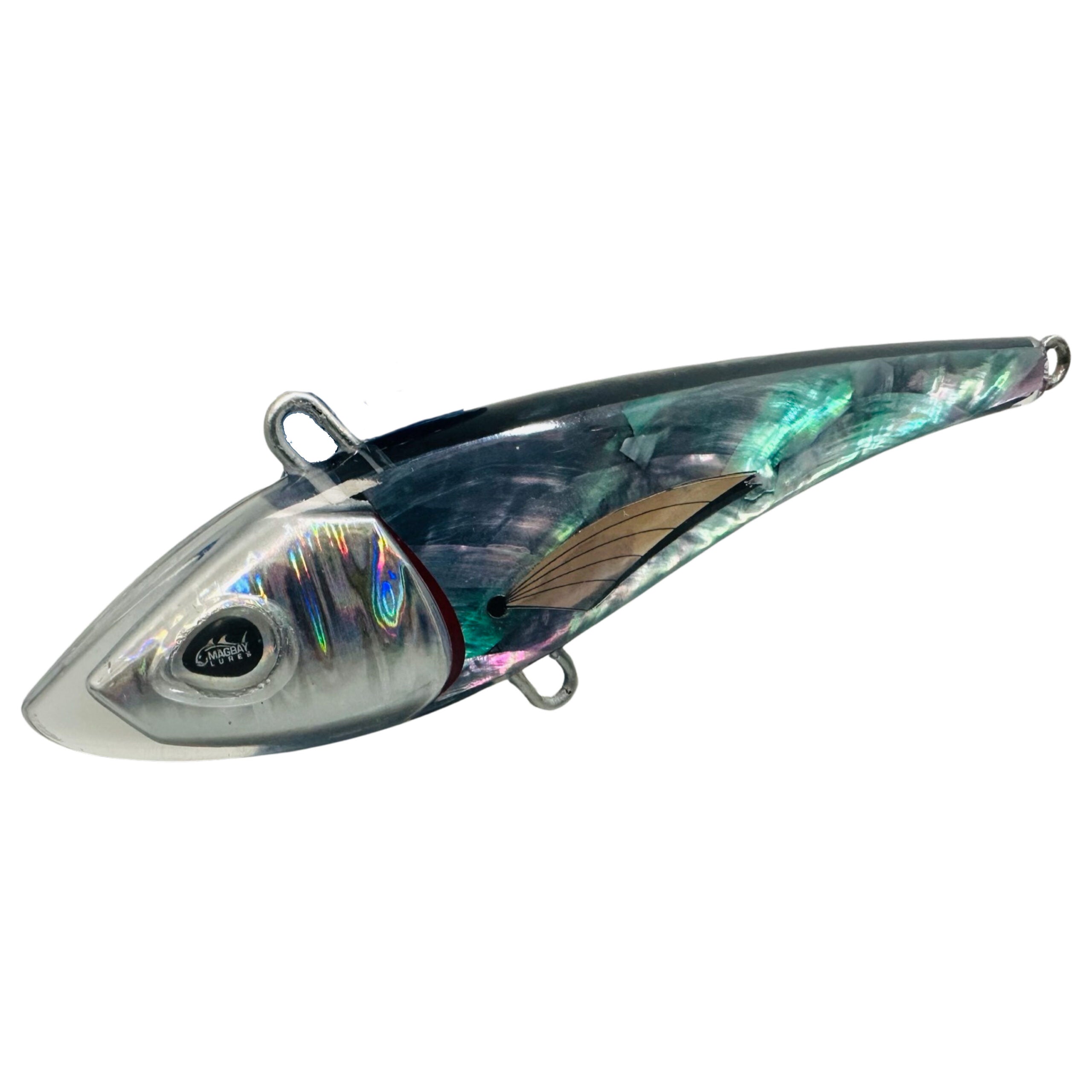 MagBay Resin Minnow Abalone UV 5 Fishing Lures - Saltwater & Freshwater Casting Baits for Bass, Trout, and Walleye | Ideal for Kayak Fishing, Shore Fishing, and Boat Angling