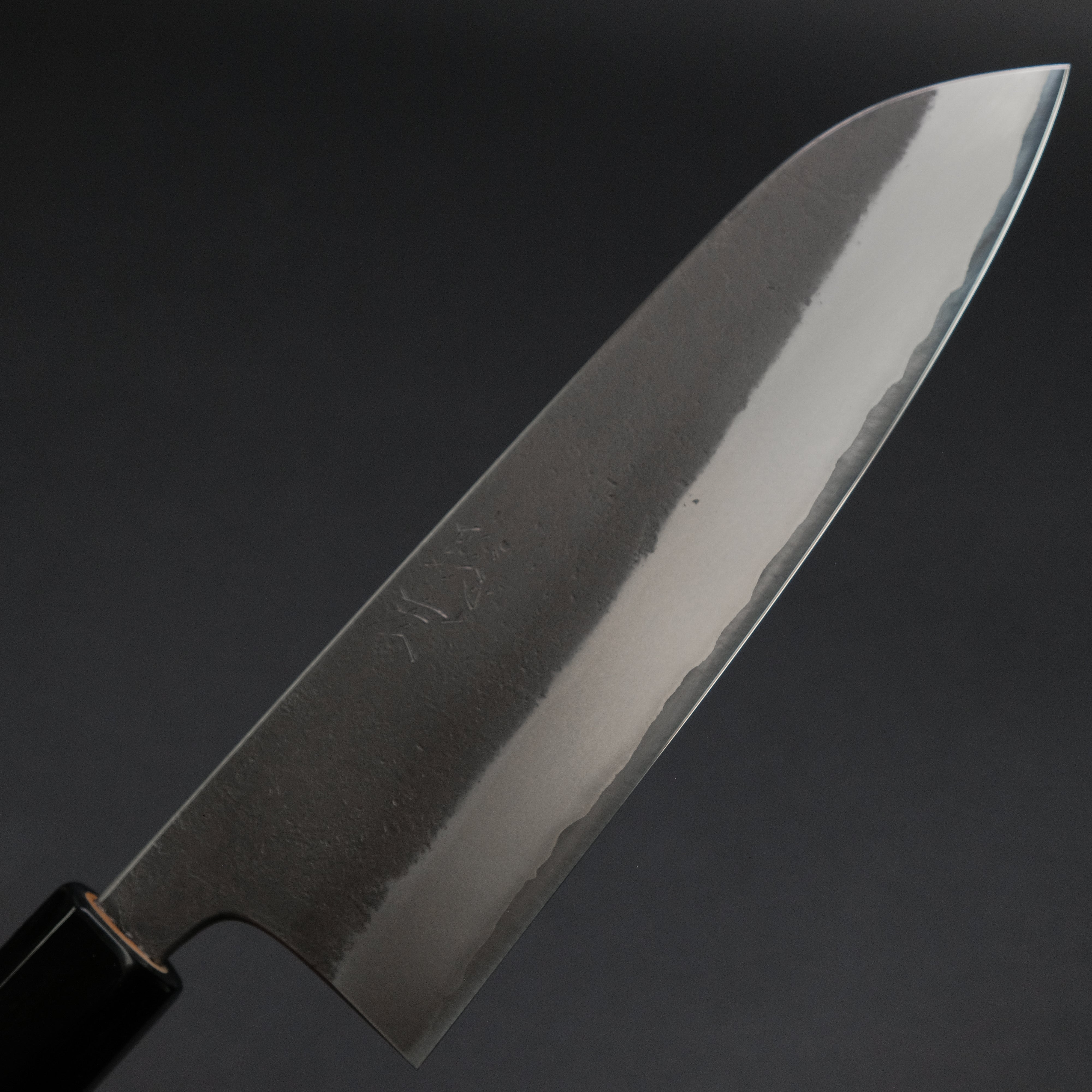 Premium Toshihiro Wakui White #2 Nashiji Santoku Knife 180mm with Magnolia Handle - Japanese Chef Knife for Slicing, Dicing & Mincing - Perfect for Home Cooks & Professional Kitchens