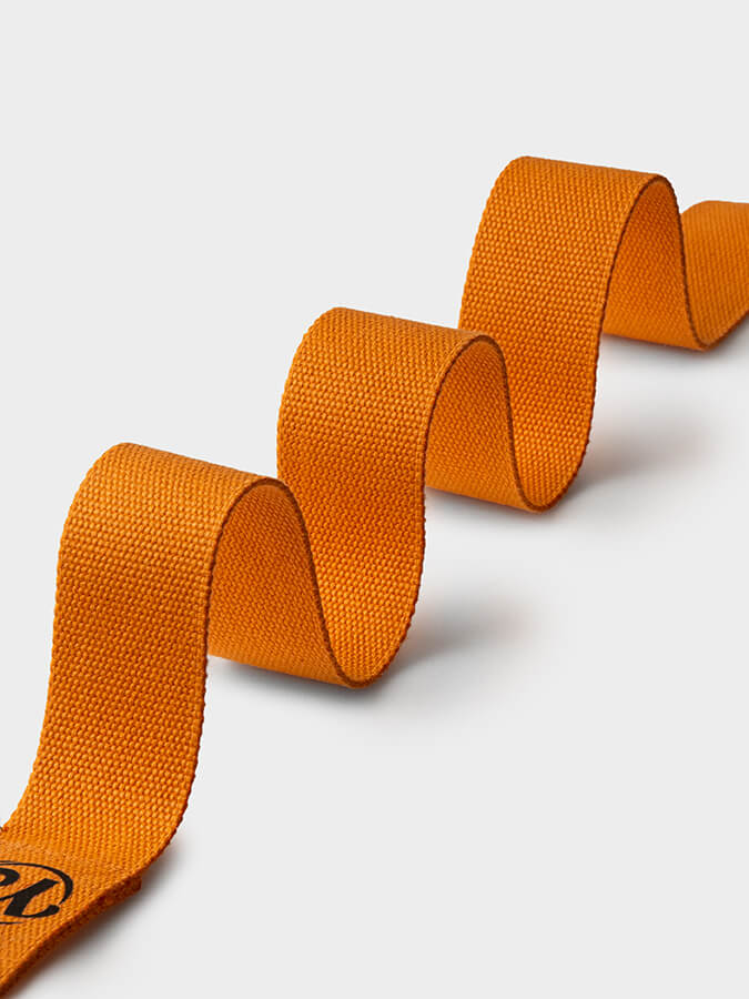 GOTS Certified Organic Cotton Yoga Belt with D-Ring - 2.5m (8.2ft) Stretchable Strap for Yoga, Pilates & Fitness - Perfect for Studio Practice, Home Workouts & Travel