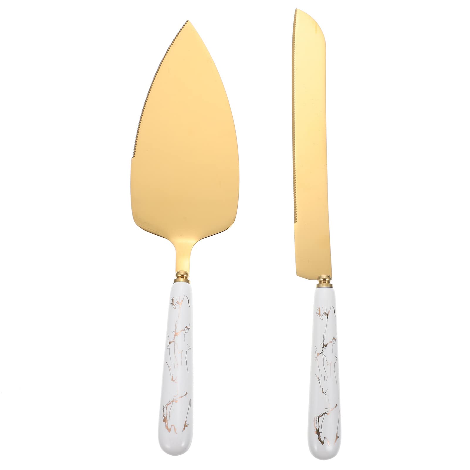 Premium 3-Piece Cake Spatula Set - Stainless Steel Wedding Cake Shovel, Butter Knife & Cake Server for Baking, Cake Decorating & Dessert Serving - Perfect for Home Bakers, Professional Chefs & Wedding Cake Designers