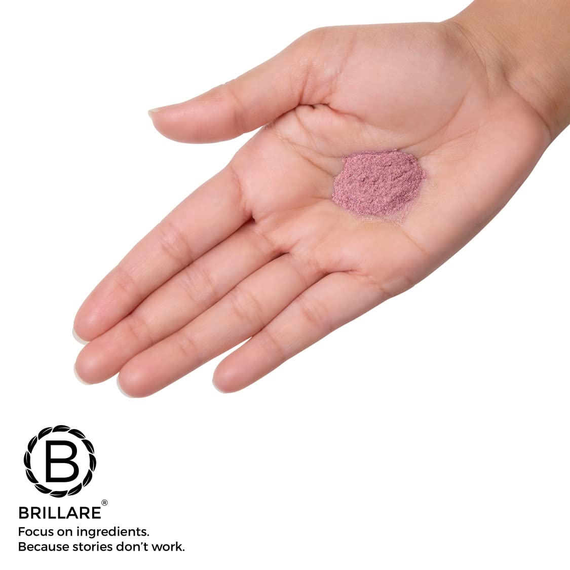 Brillare Rose Face Wash - Anti-Aging, Hydrating Natural Powder Cleanser with Sandalwood & Coconut | Reduces Wrinkles & Improves Skin Elasticity | 100% Organic 15g Face Wash for Glowing Skin - Perfect for Daily Skincare Routine & Travel