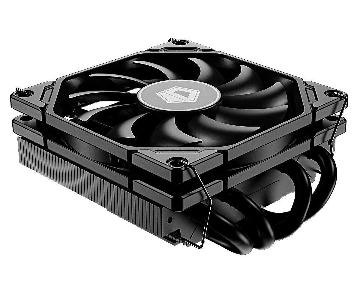 ID Cooling IS-40X V3 Low Profile CPU Cooler - 47mm Height, 120mm PWM Fan, Intel/AMD Compatible - Perfect for SFF PCs & HTPC Builds