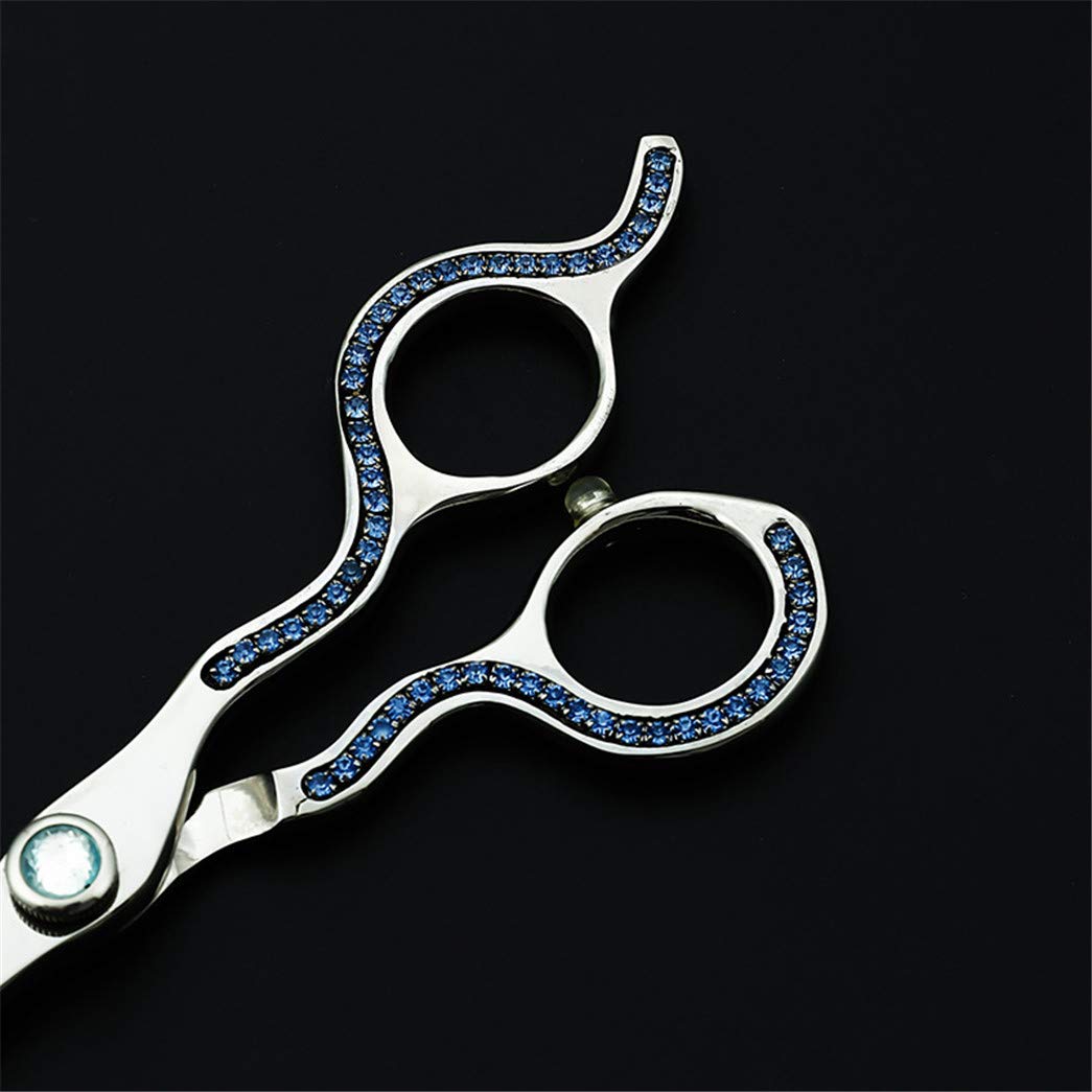 Professional 6.0 Inch Dog & Cat Grooming Scissors Set - 9CR Stainless Steel Hair Cutting Shears Kit with Flat & Thinning Blades for Pet Grooming, Barber & Salon Use | Perfect for Home Pet Care & Professional Styling