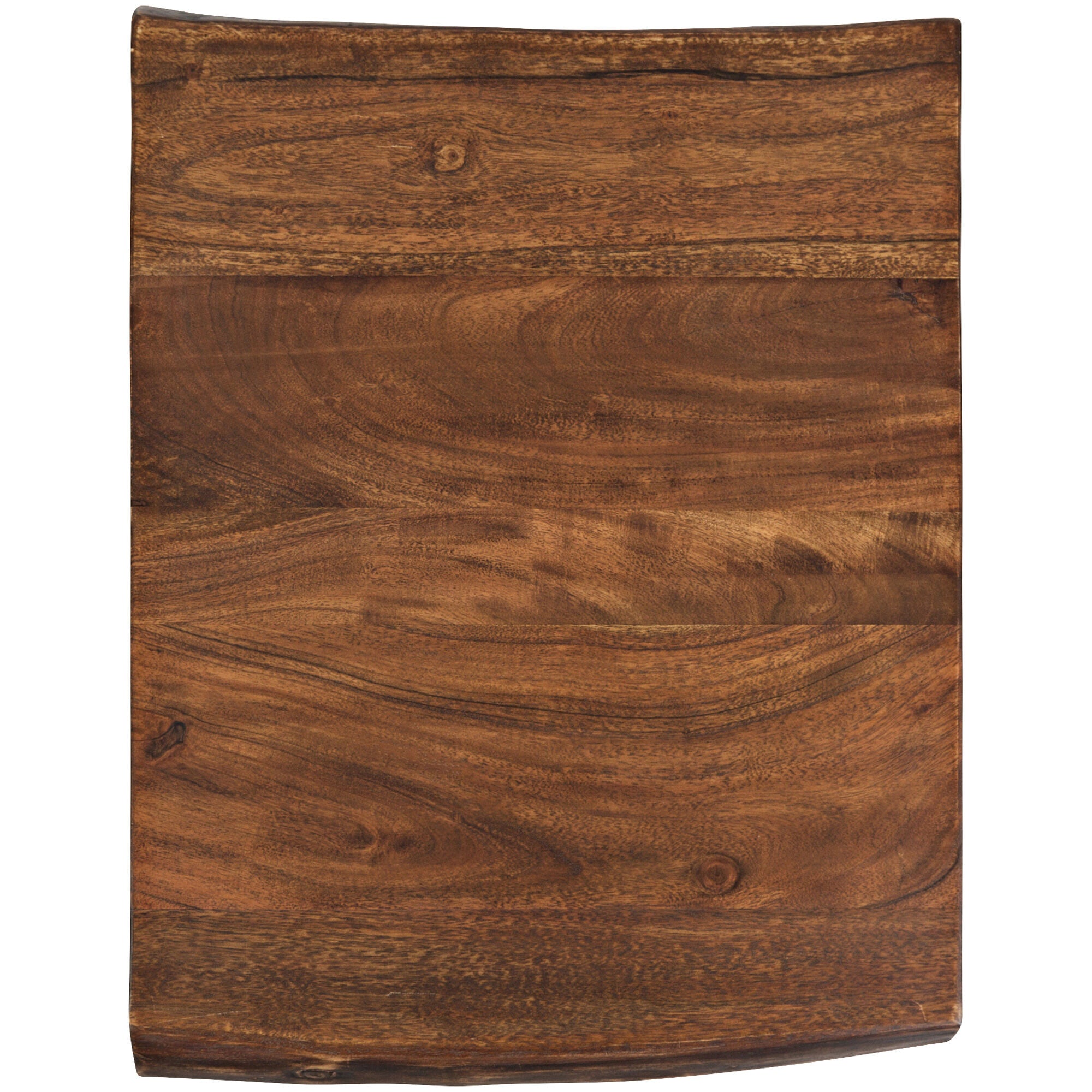 Nature's Edge Accent Table - Modern Wooden Side Table for Living Room, Bedroom & Office - Perfect for Home Decor, Coffee Table & Display Stand