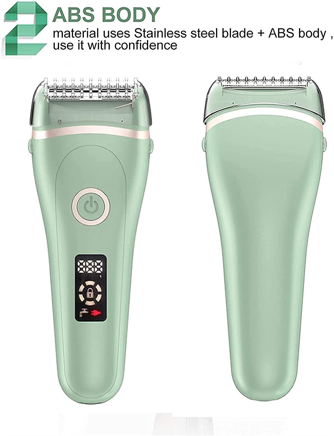 Best Epilator for Women - Painless Hair Removal Device, Wet & Dry Electric Shaver & Trimmer, Cordless & Rechargeable - Perfect for Legs, Underarms, Bikini Line & Full Body Use at Home or Travel
