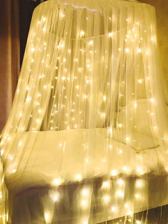 250LED Waterfall Fairy Lights with Remote - 8 Modes Battery Operated Twinkle Lights for Outdoor Watering Can, Firefly Bunch Decor | Perfect for Bedroom, Garden, Christmas Tree & Party Lighting