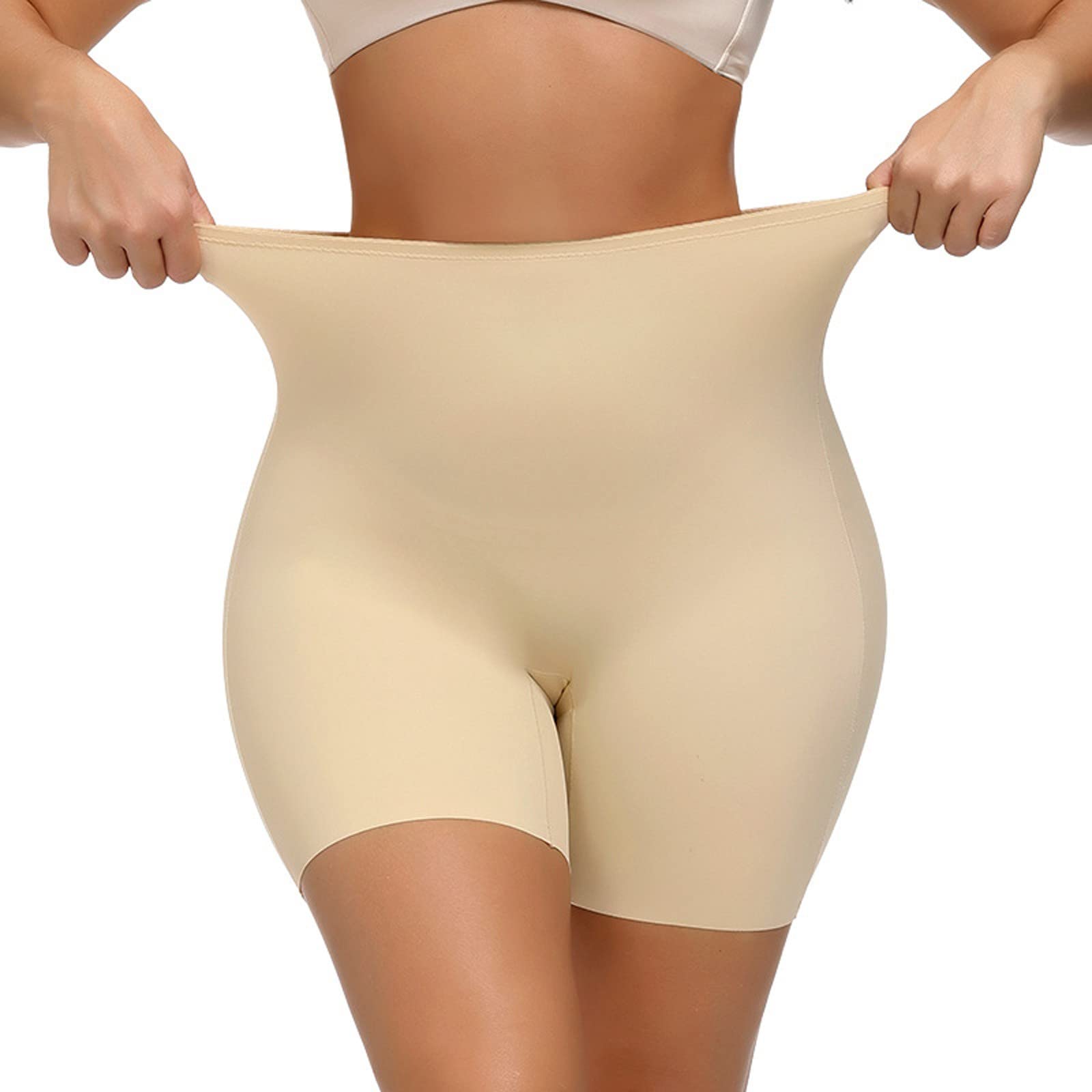 JOFOW High Waisted Shapewear Shorts for Women - Tummy Control Boyshorts with Thigh Slimmer, Seamless Body Shaper for Workout & Everyday Wear | Perfect Under Dresses, Yoga Pants & Jeans