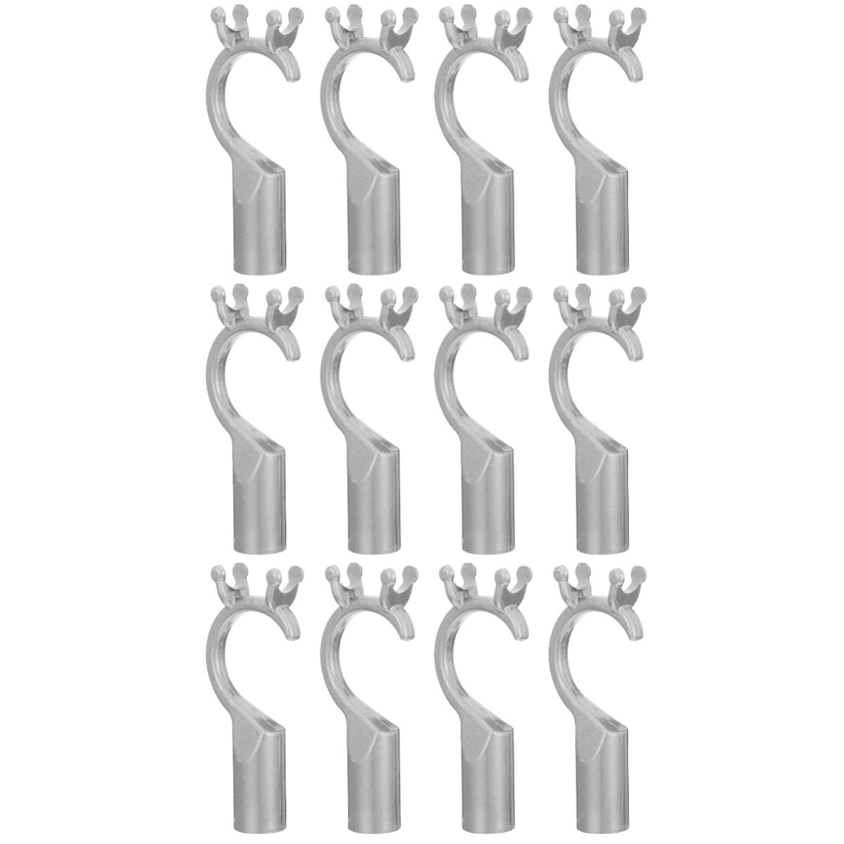 Homoyoyo 12-Piece Alloy Clothes Hangers Set - Durable Metal Closet Hanger Accessories for Wardrobe Organization (Ideal for Home, Laundry & Closet Storage)