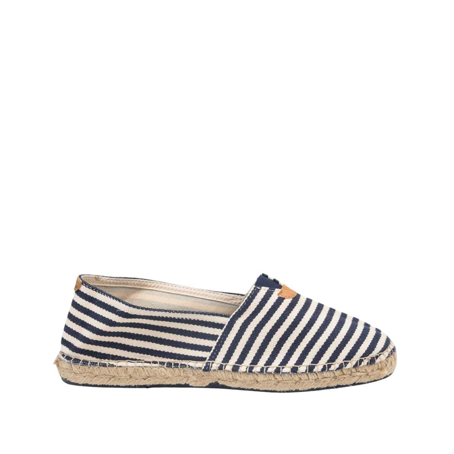 Eco-Friendly Striped Vegan Espadrilles - Unisex Cotton Blend Comfort Shoes for Beach, Summer & Casual Wear | Blanes DD