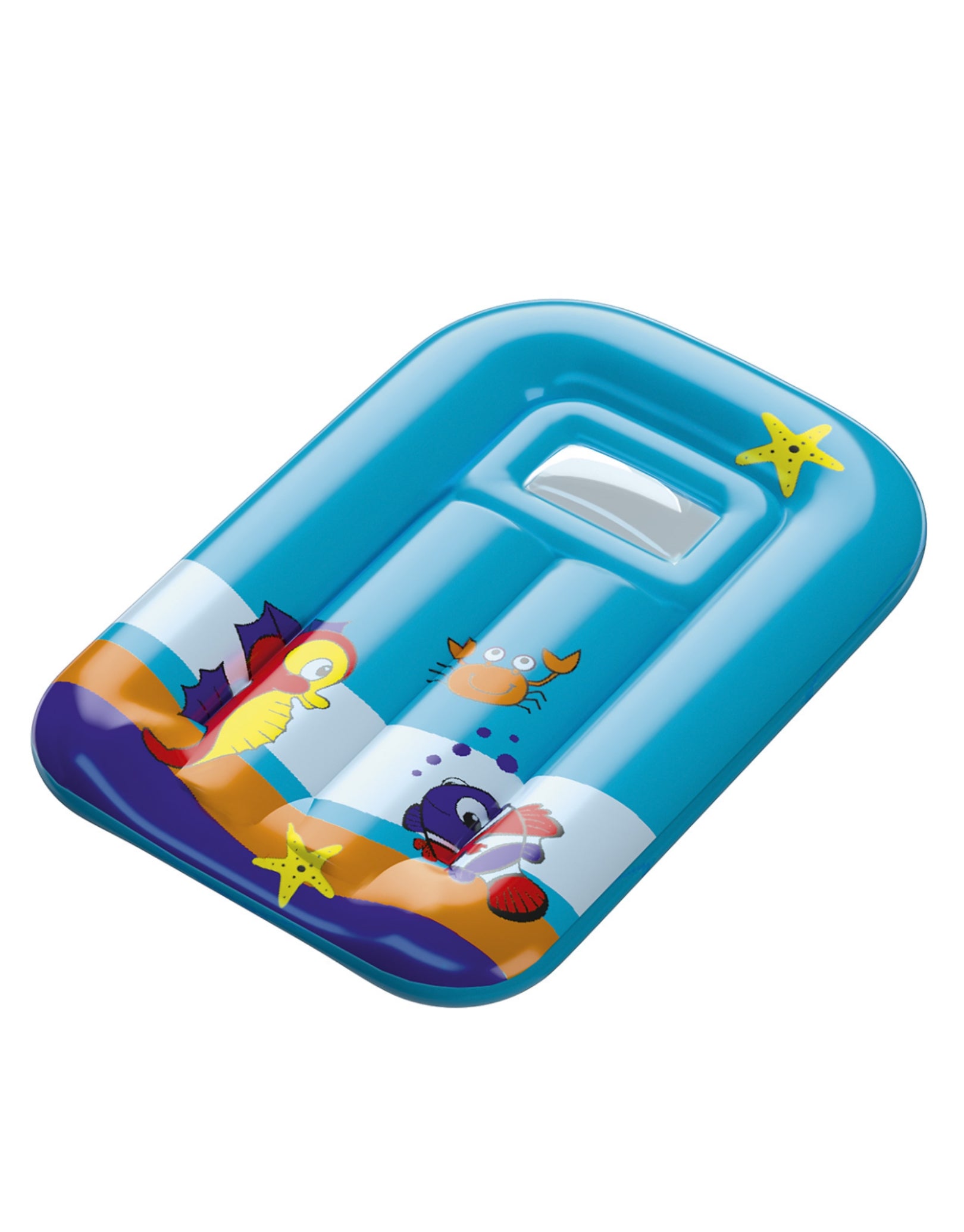 Kids Inflatable Surfer Toy - Blue Waterworld Ride-On for Pool, Beach & Backyard Fun | Perfect for Summer Water Play & Outdoor Activities