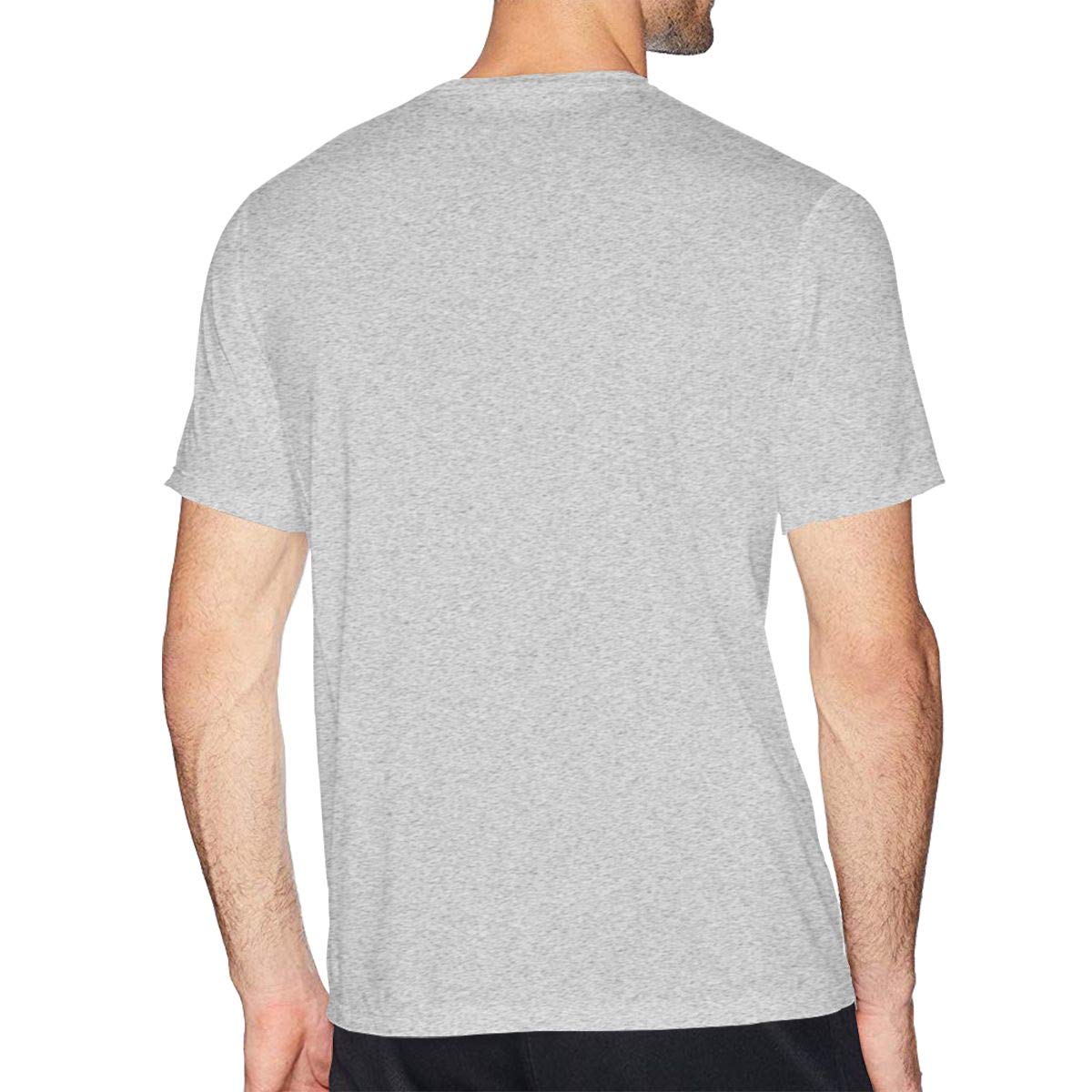 Custom Comfortable Camping T-Shirts for Men - Soft O-Neck Short Sleeve Tee Shirts (Gray) - Perfect for Outdoor Adventures, Hiking & Casual Wear