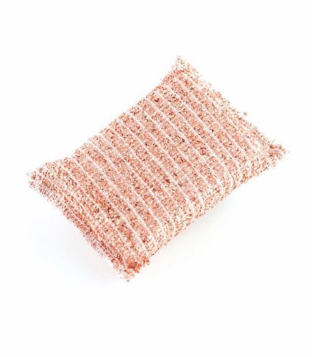 AndrÃ©e Jardin Traditional Copper Sponge - Eco-Friendly Kitchen Scrubber for Pots, Pans & Cookware - Gentle Cleaning for Non-Stick, Stainless Steel & Cast Iron
