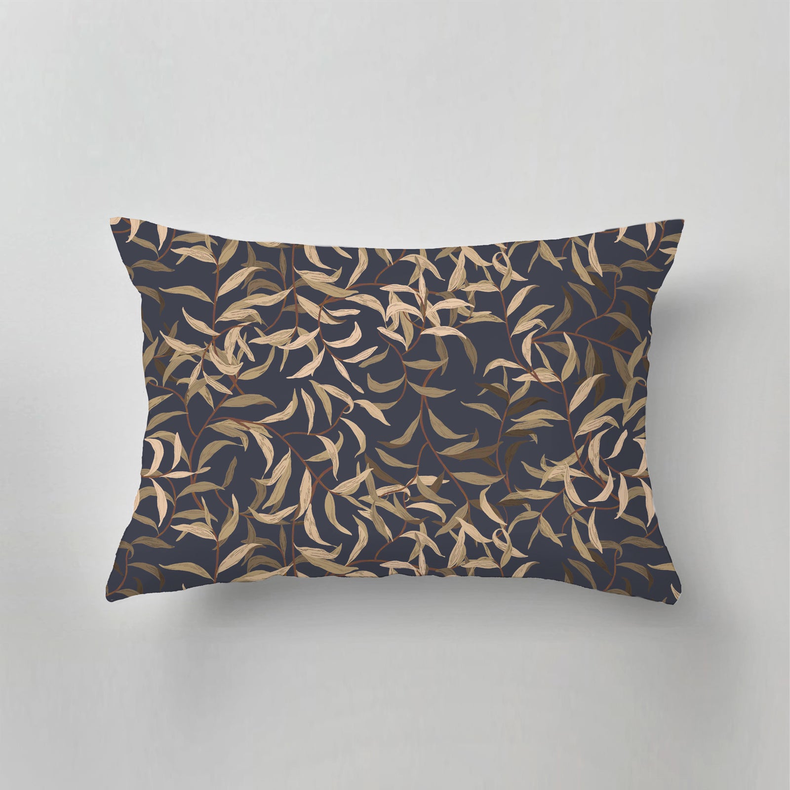 Lola Leaves Indoor Pillow - Soft & Comfortable Decorative Throw Pillow for Sofa, Bed, Couch - Perfect for Living Room, Bedroom & Home Decor