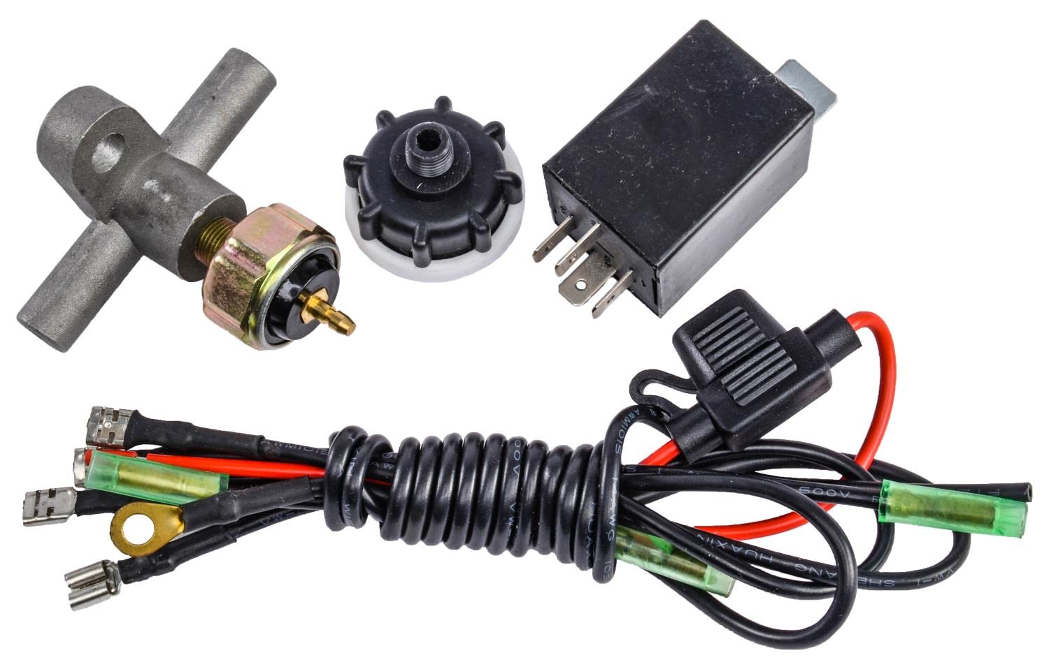 JEGS 12V Electric Vacuum Pump Kit with Hose & Accessories - 18-22