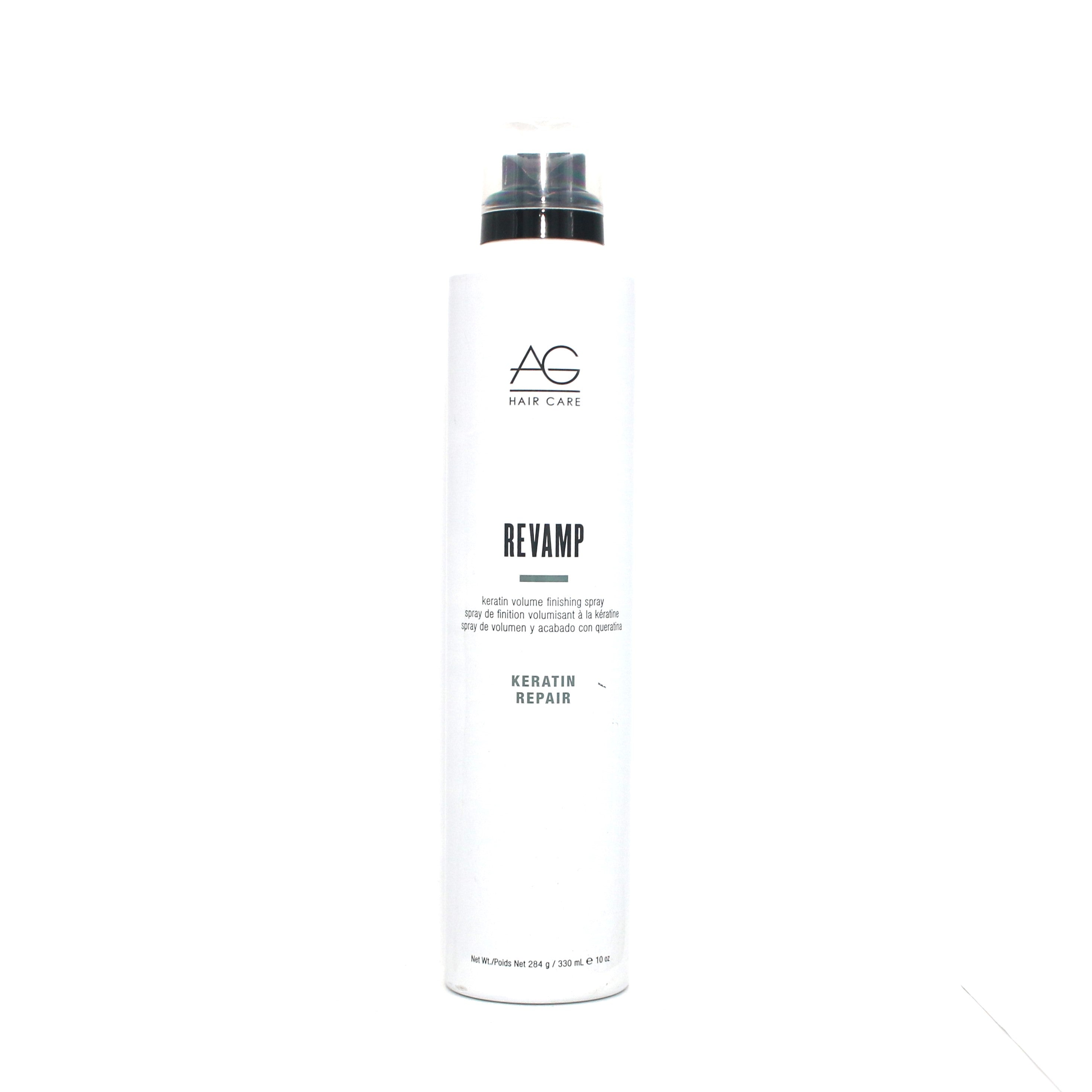 AG Hair Care ReVamp Keratin Volume Finishing Spray 10 oz - Volumizing & Smoothing Hair Treatment for Fine, Flat Hair - Perfect for Styling, Blowouts & Special Occasions