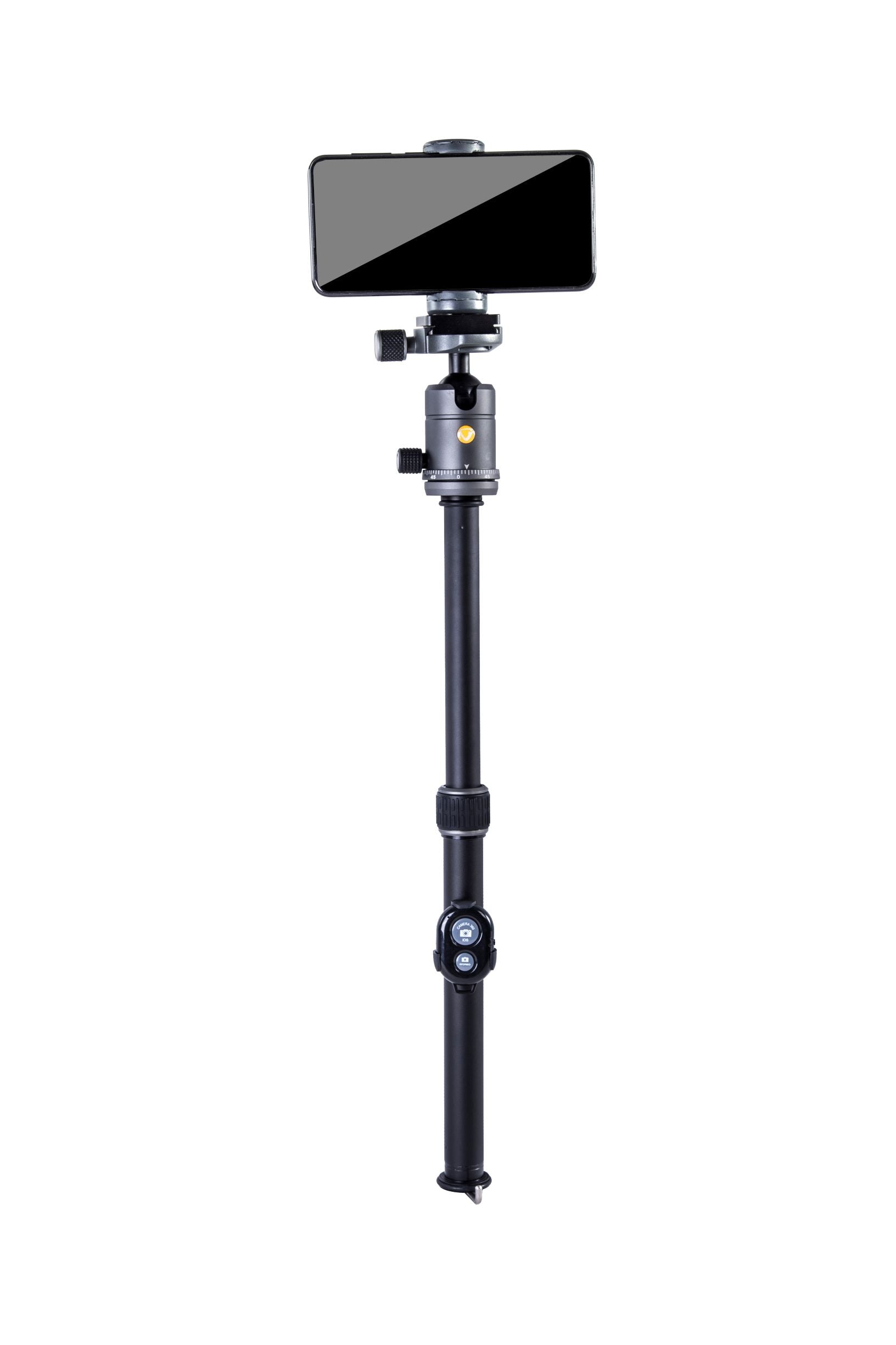 VEO 3 GO 235AB Professional Aluminum Camera Tripod & Monopod with Ball Head - Includes Bluetooth Remote & SPC Technology for DSLR/Smartphone - Perfect for Travel, Vlogging & Outdoor Photography